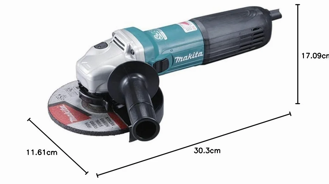 Makita GA6040C - Mini-amoladora 150 mm 1400W
