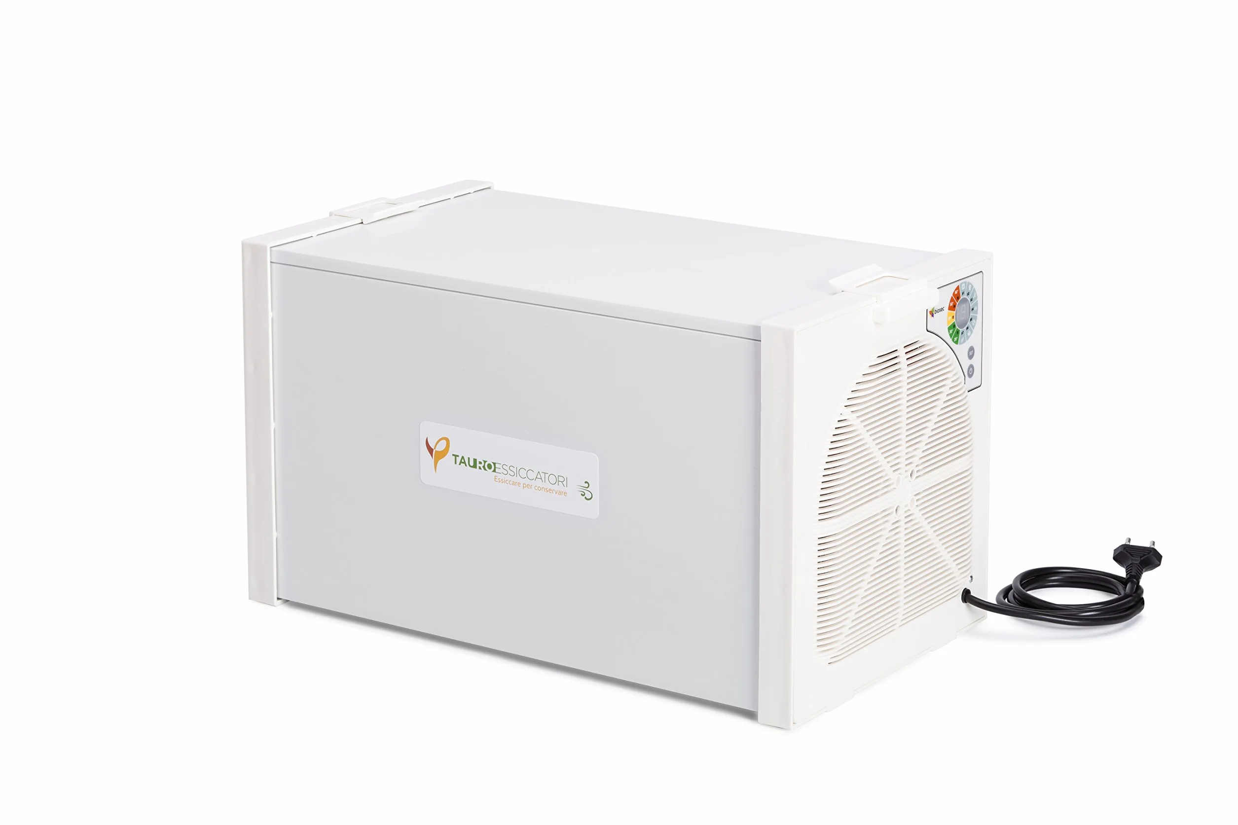 Tauro Essiccatori, Essiccatore alimentare Domus B5 a flusso orizzontale con 5 cestelli in materiale plastico, potenza 550W essicca fino a 3 Kg. Prodotto 100% Made in Italy