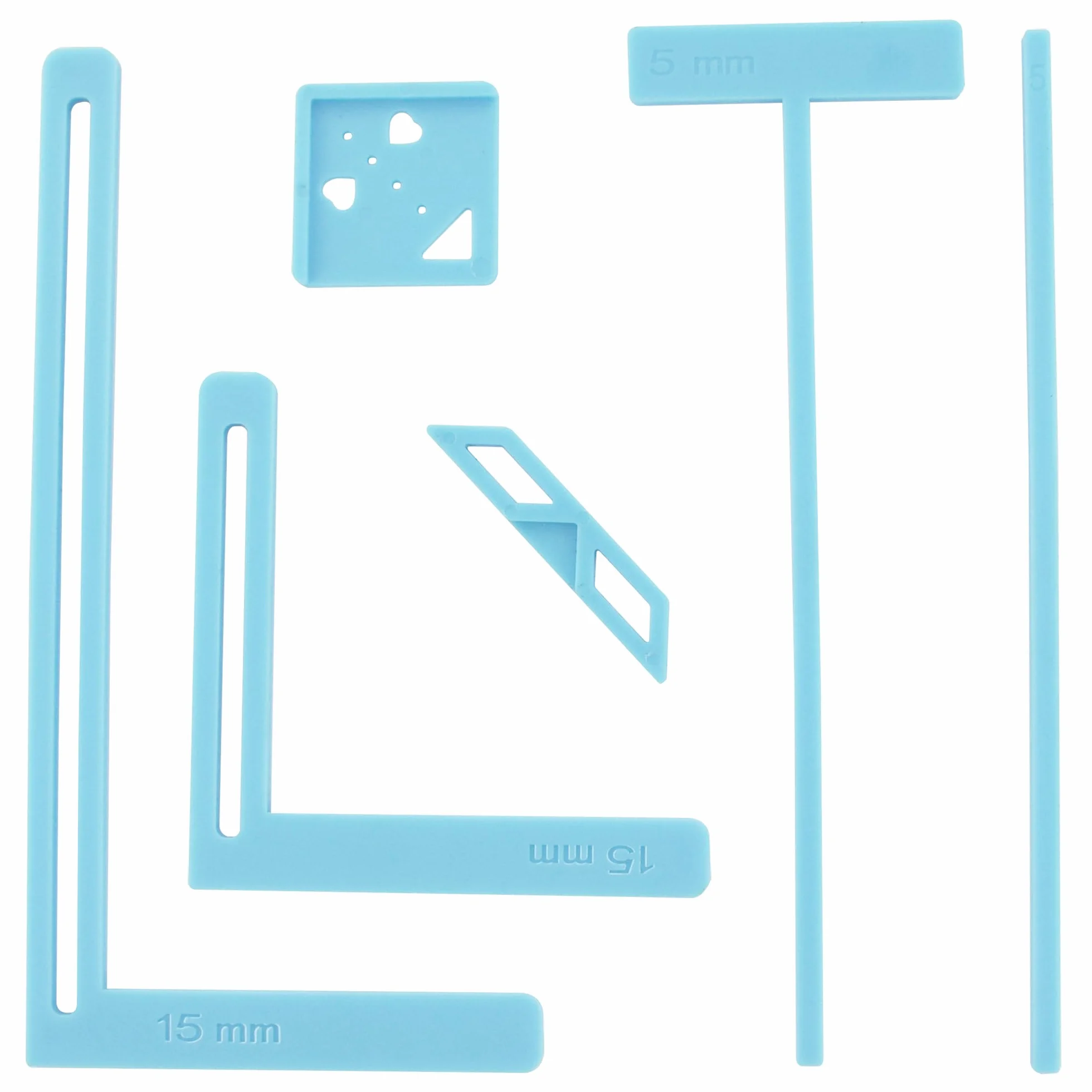 Set di 6 strumenti per scrapbooking facili da collegare, perfetti per principianti, stencil e guide di taglio, possono essere trasformati in quaderni, calendari, diari, manuali