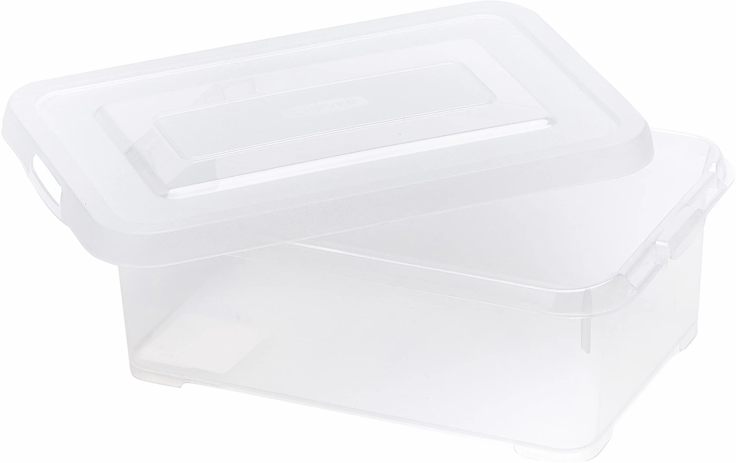Allibert Scatola In Plastica Con Coperchio A Click Trasparente 29 x 19 x 10 cm