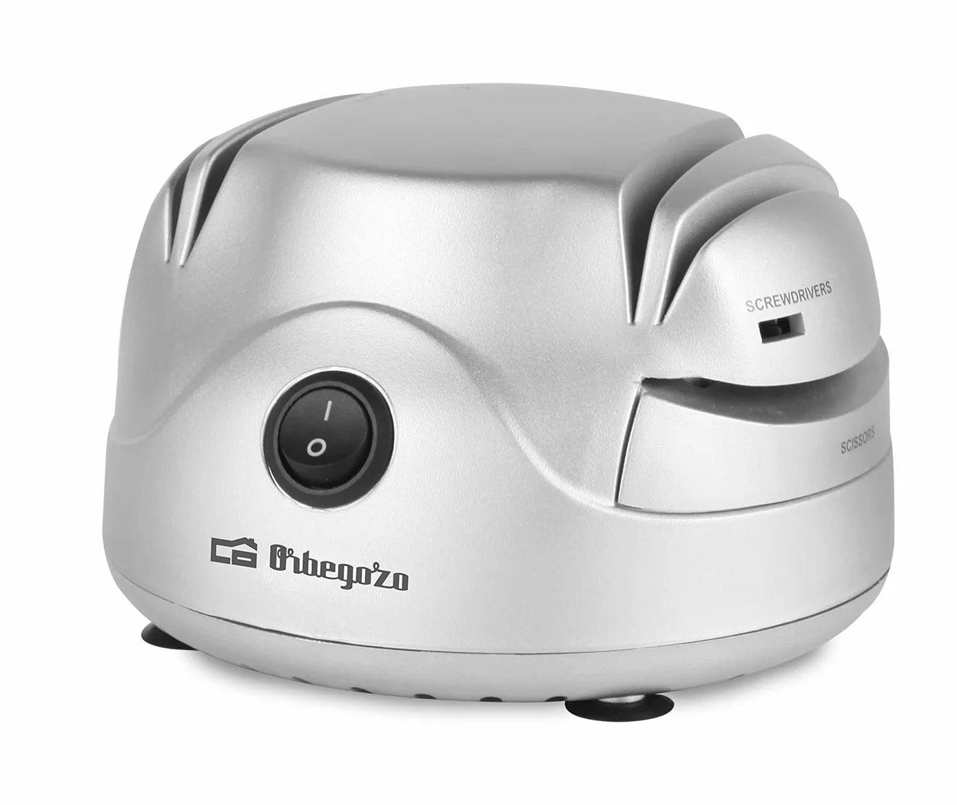 Affilacoltelli elettrico Orbegozo Cu 7000, 60 W, sistema a 2 stadi, affila forbici, raccoglie cavi