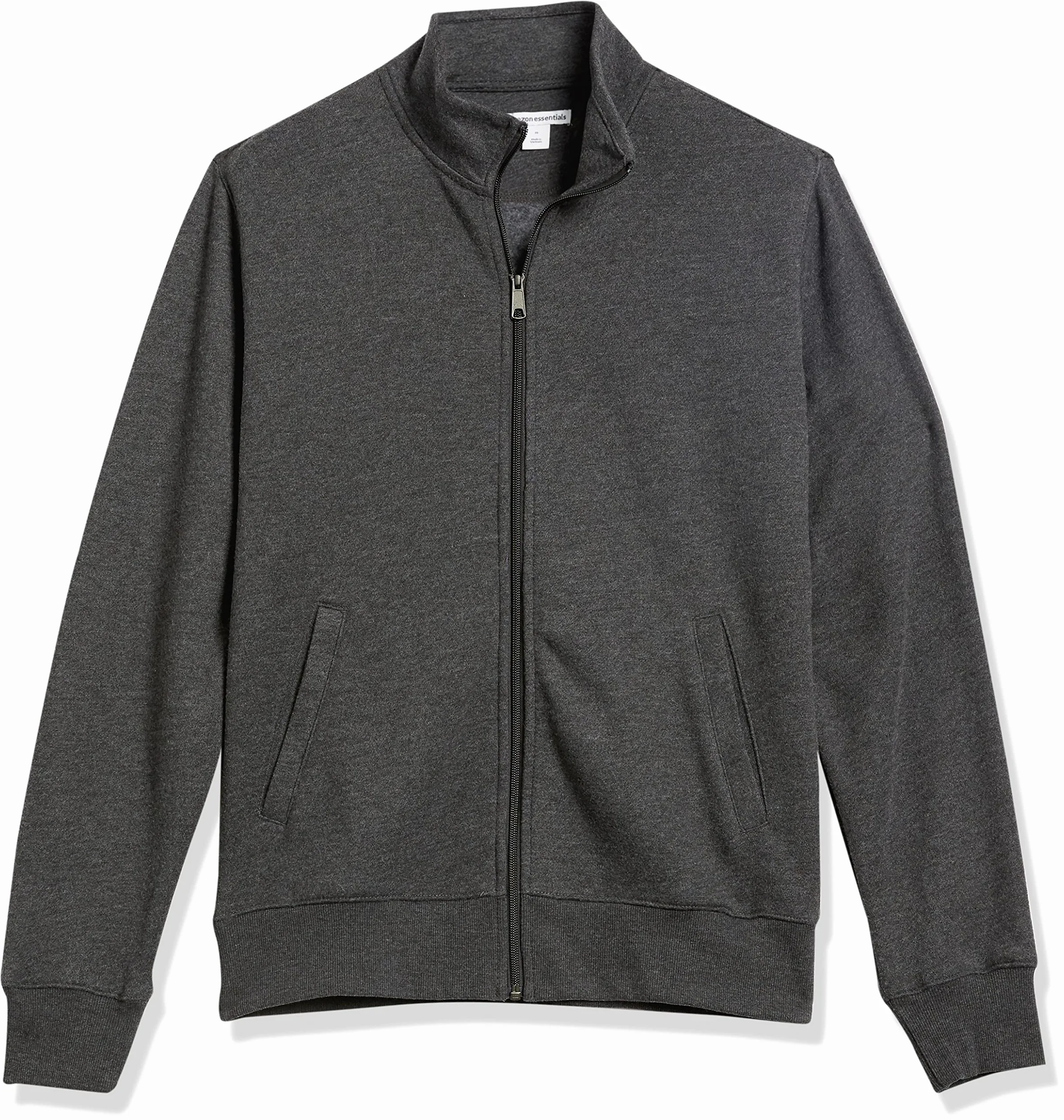 Amazon Essentials Felpa in Pile con Zip e Collo a Lupetto Uomo