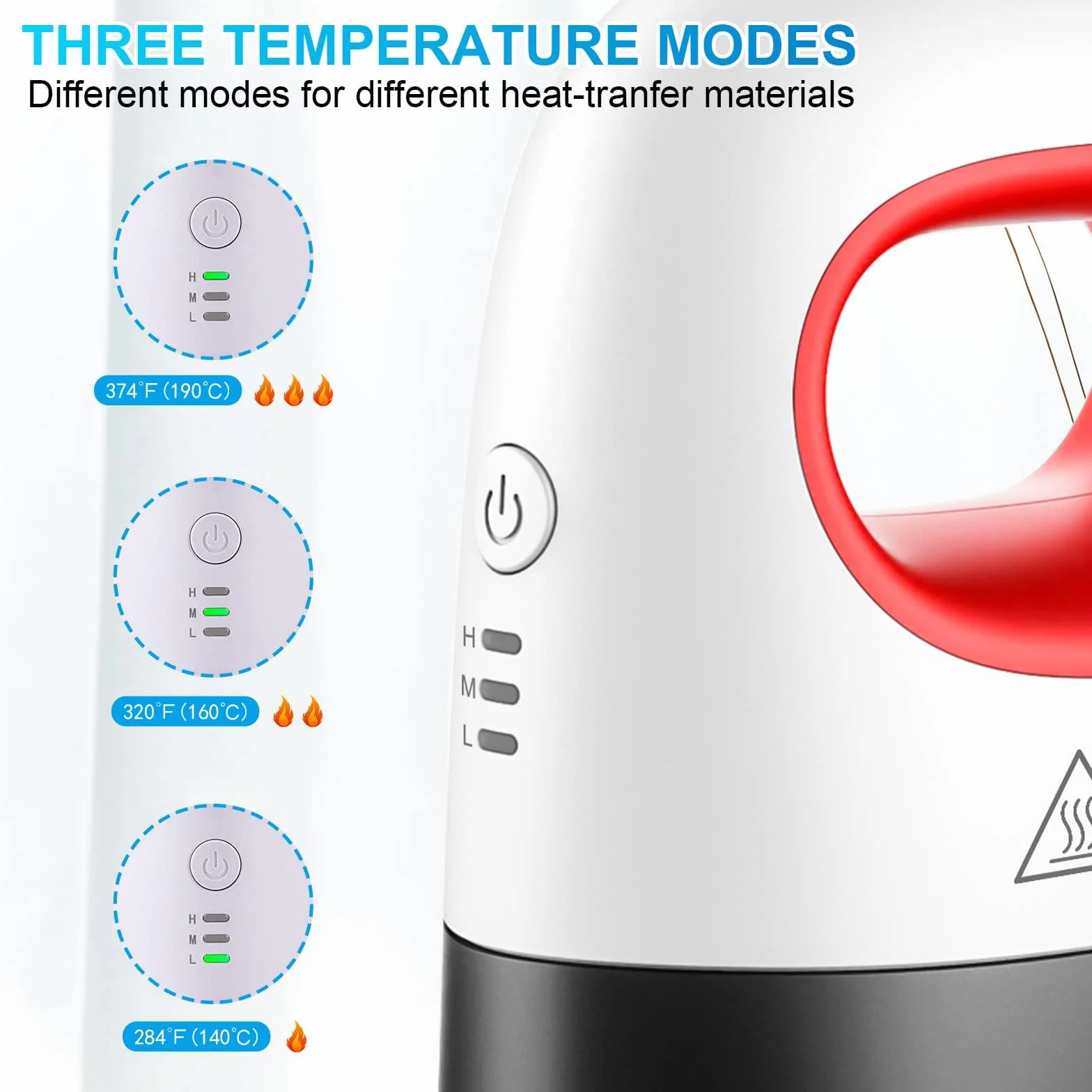 Pressa a Caldo Mini Termopressa per Tessuti Stampa su Magliette, Vestiti, Borse