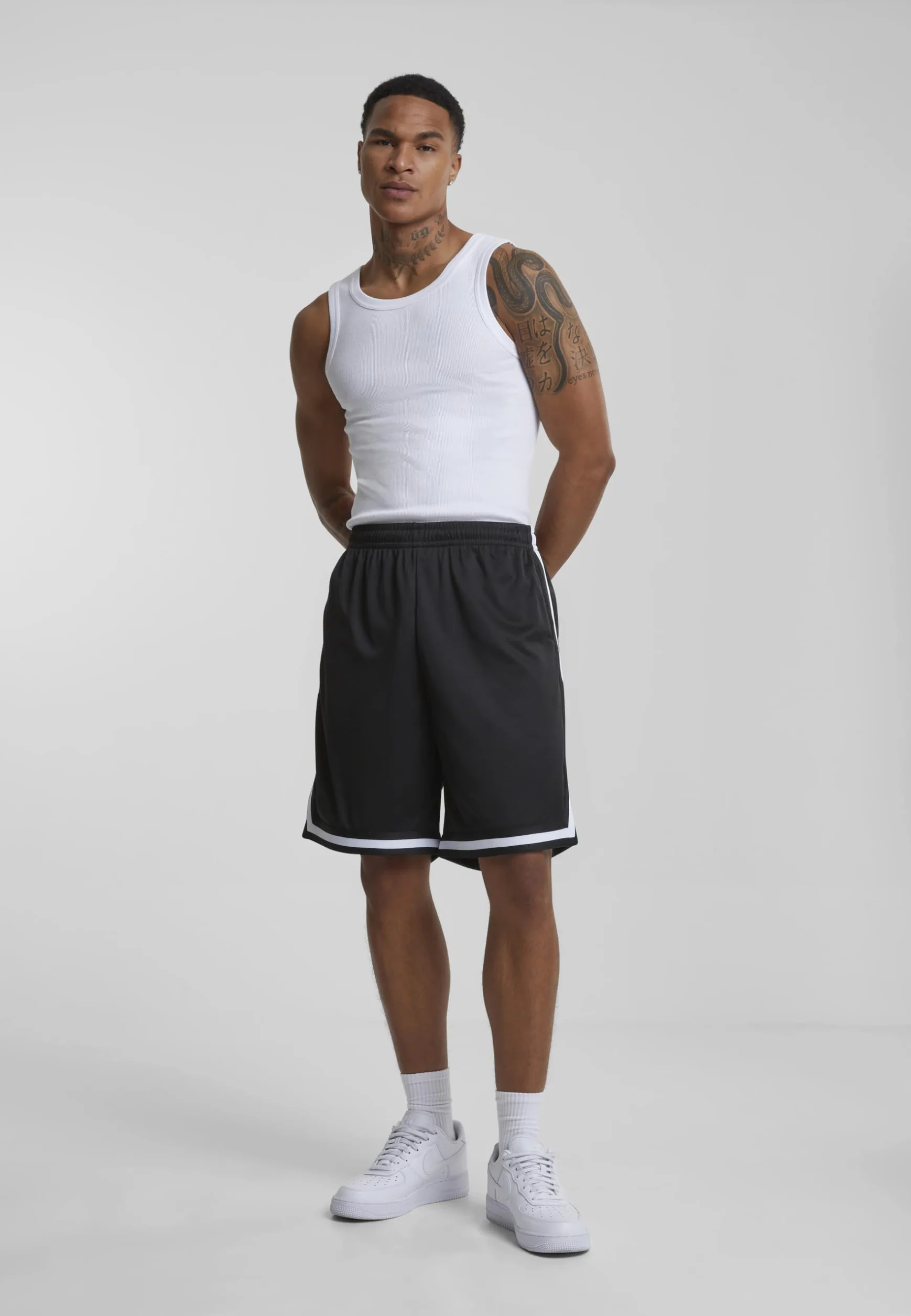 Urban Classics Herren Mesh AOP Shorts