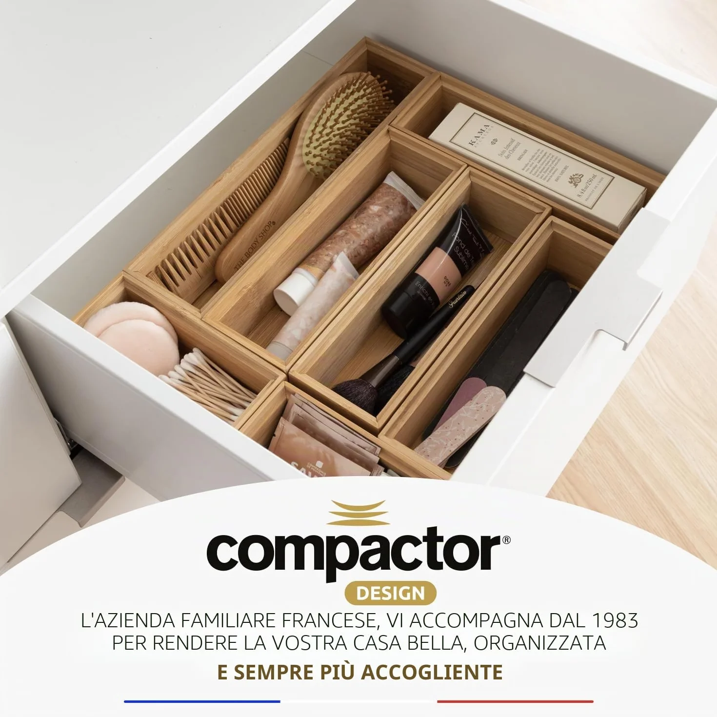 Compactor OSAKA Organizer NATURE L Organizer in Bambù Naturale