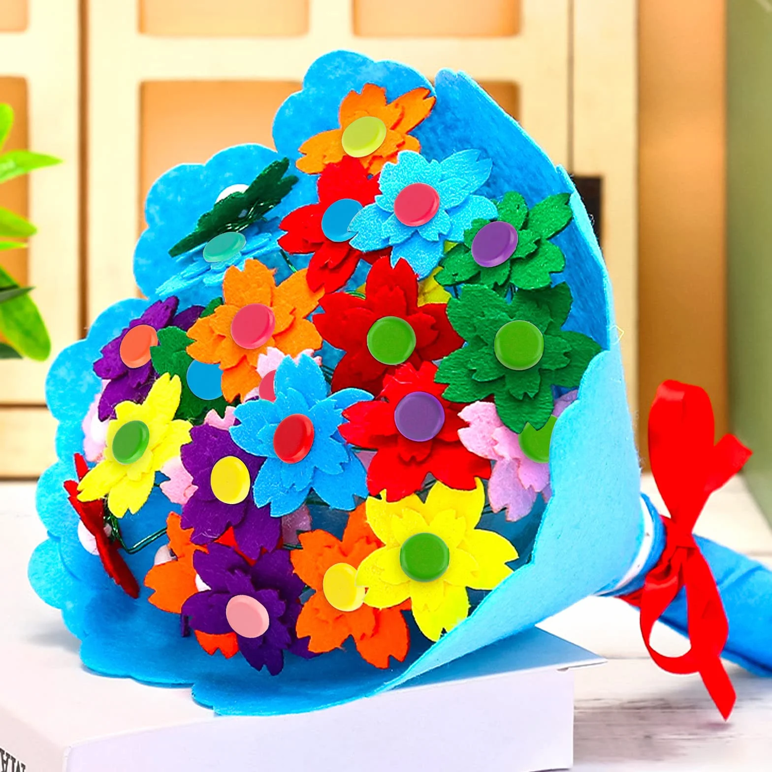 BETESSIN 200pz Fermacampioni Piccoli Cuore Tondo Puntine per Scrapbooking Carta Multicolore
