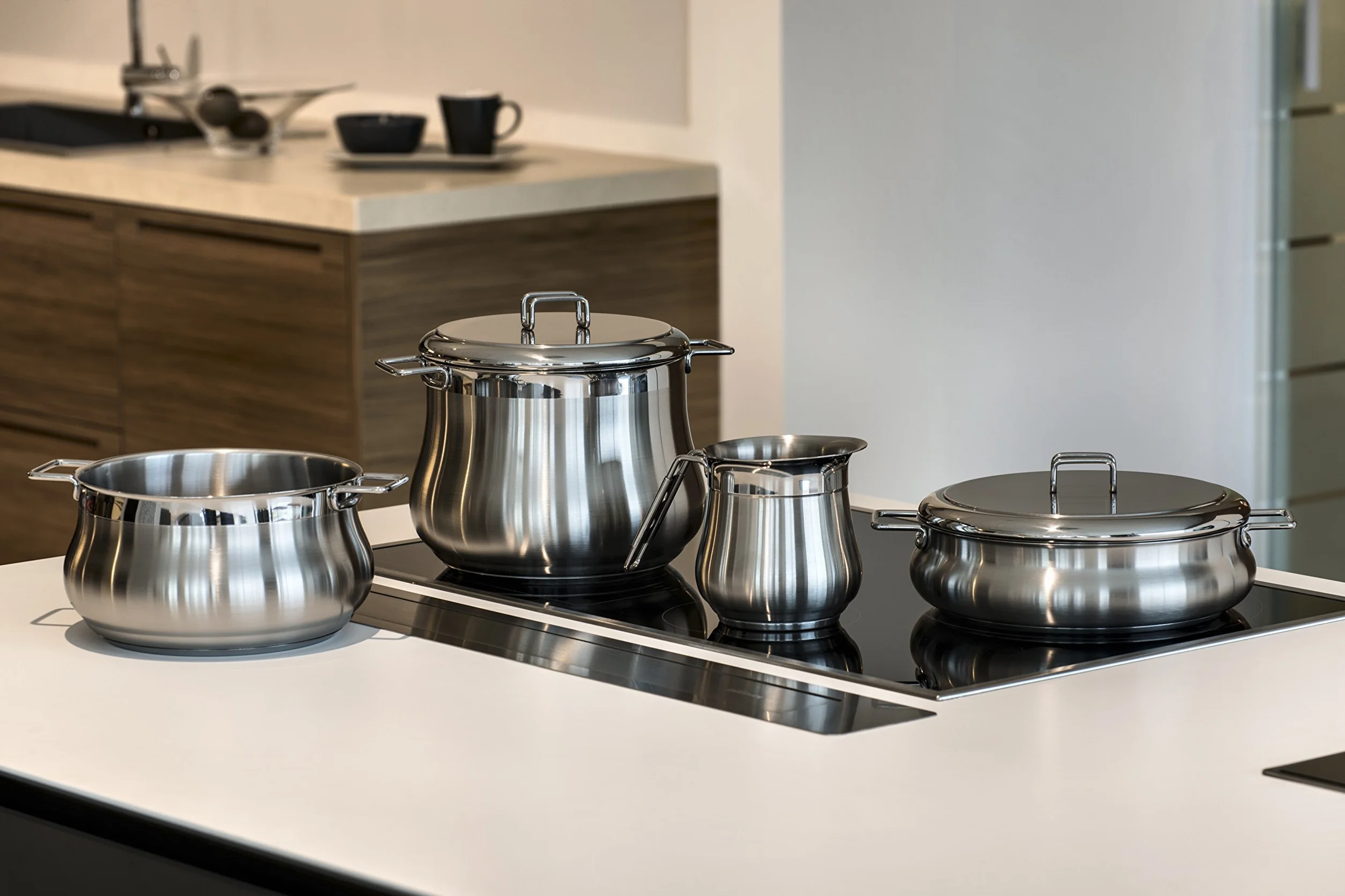 Barazzoni Tummy Casseruola due maniglie, Acciaio inox 18/10, Diametro cm 14, Litri 1,5. Made in Italy.