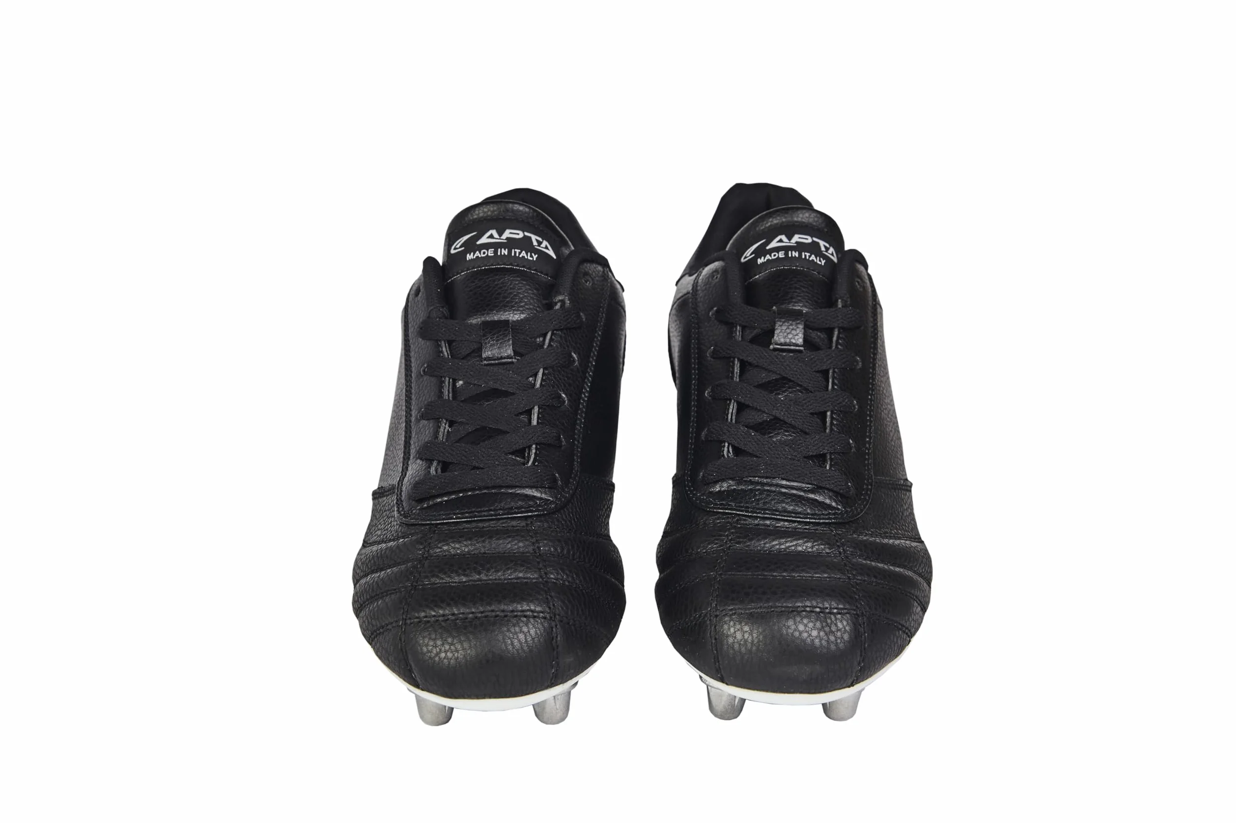 Check Rugby - Scarpe da Rugby in Pelle e Micropelle, Massime Prestazioni e Comfort - Suola 8 Studs Perfetta per Terreni Naturali, Morbidi o Bagnati