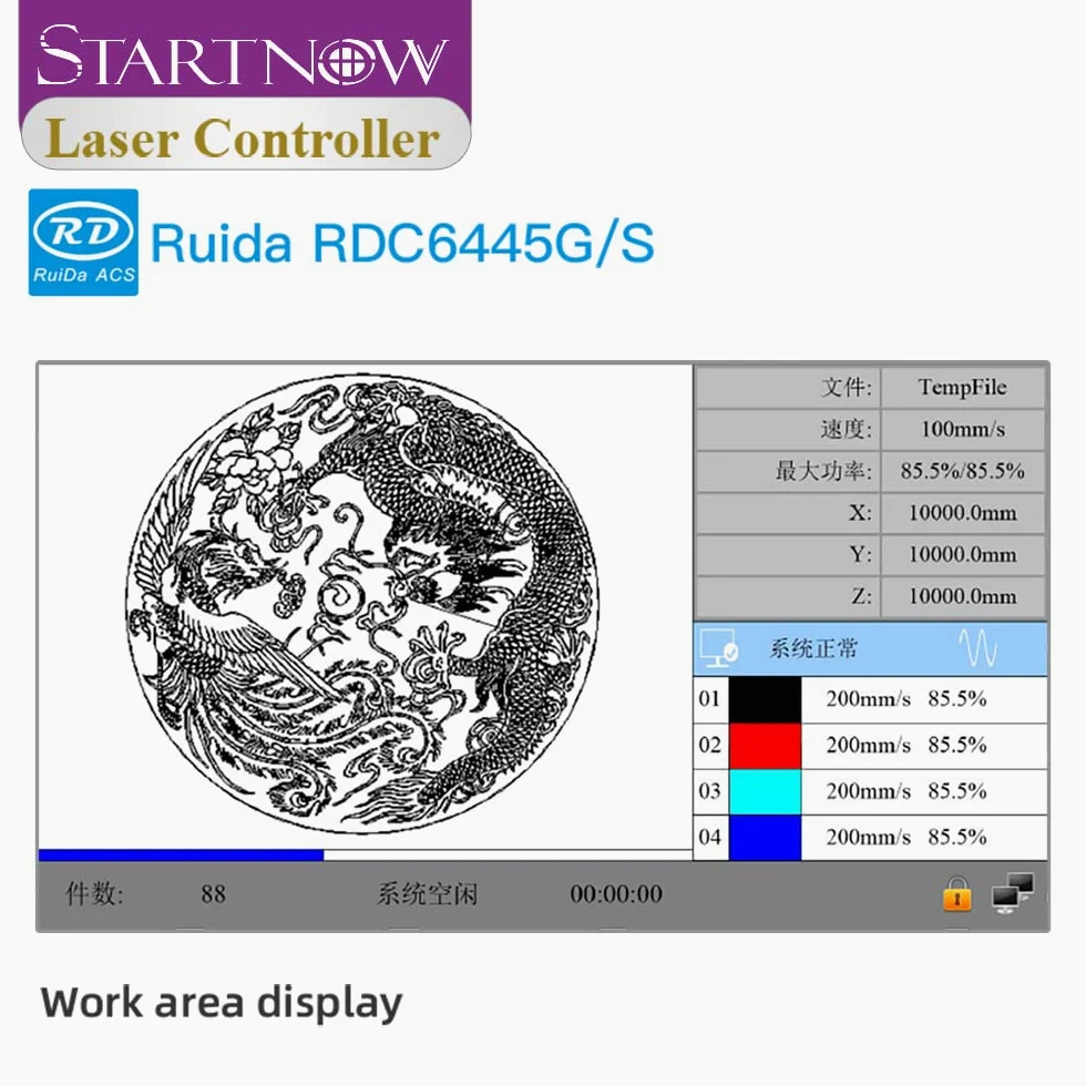 Ruida RDC6445G RDC6445G - Scheda di controllo laser CO2 RDC6442 per sistema di controllo del taglio e incisione laser CNC, RDC6445GT5, RDC6445S (Ruida RDC6445S)