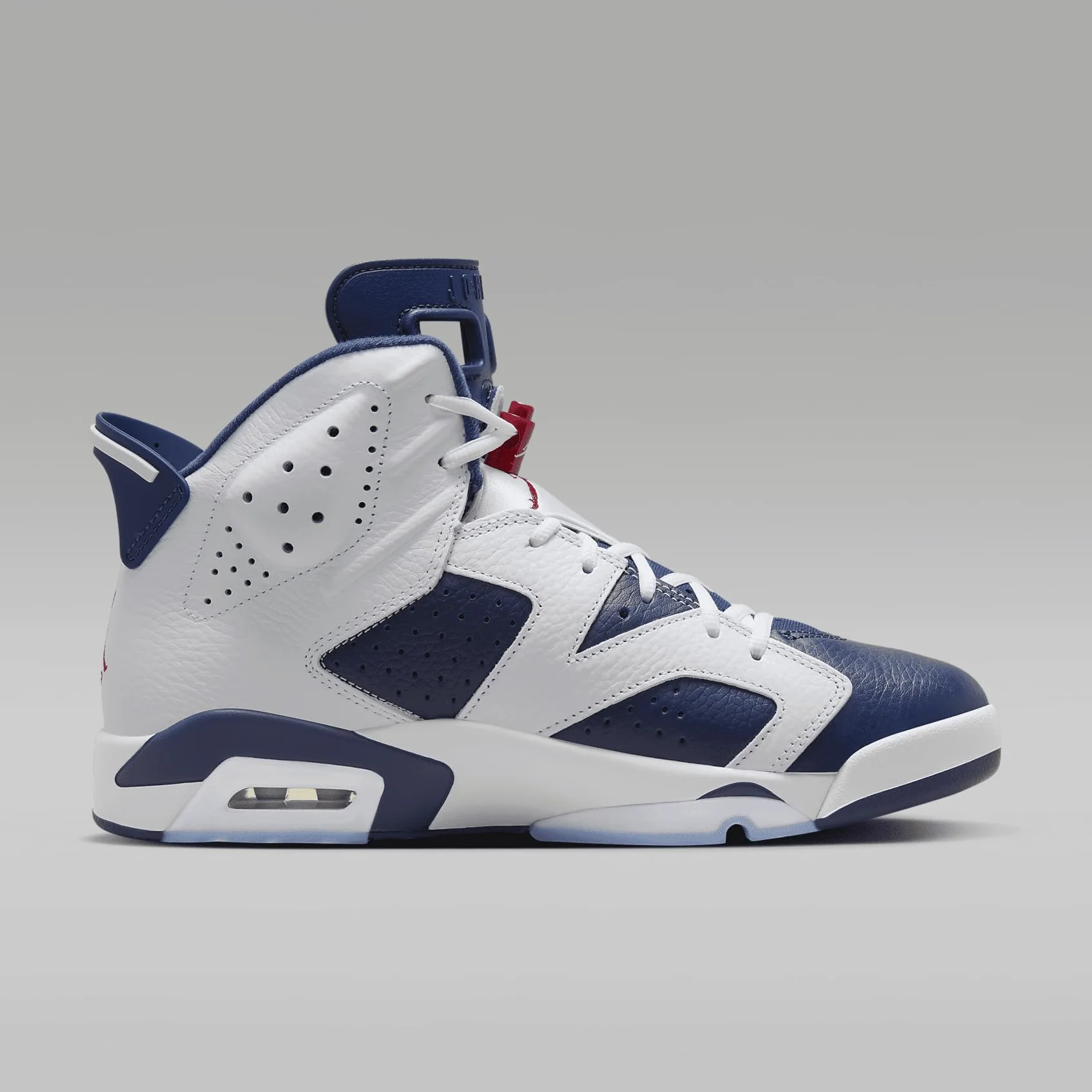 Jordan Retro 6 - Scarpe da uomo (CT8529-164, bianco/rosso/blu navy)