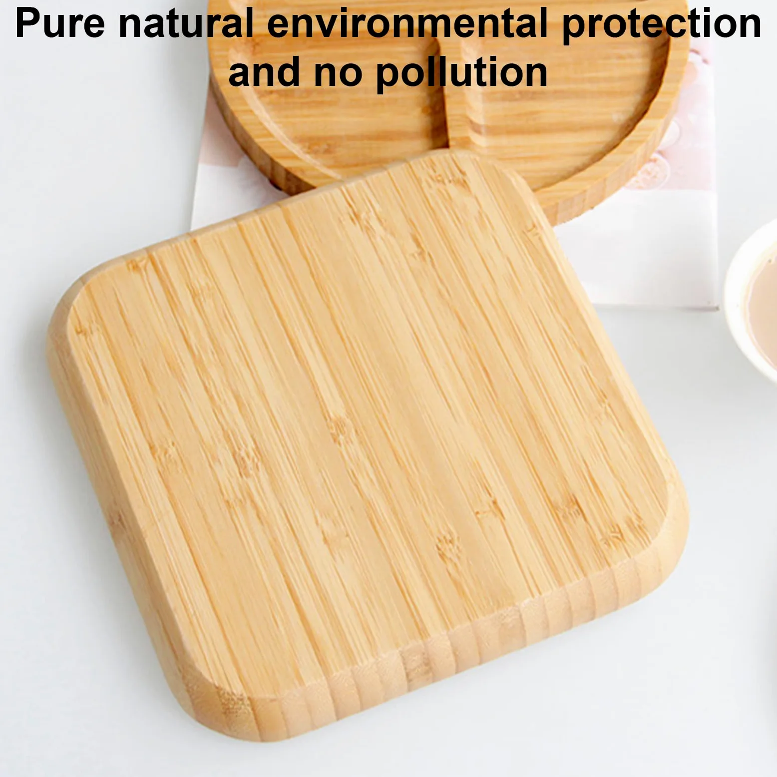 Vassoio da portata diviso in legno, quadrato e rotondo, per ac, noci, frutta secca e – Ele Kitchen o Par Platter, ideale per intrattenere