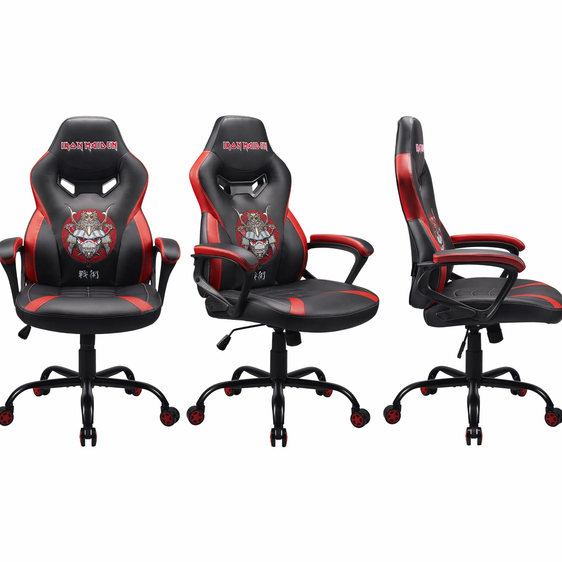 SUBSONIC Iron Maiden - Sedia da gaming/Poltrona da ufficio ergonomica dimensione S/M