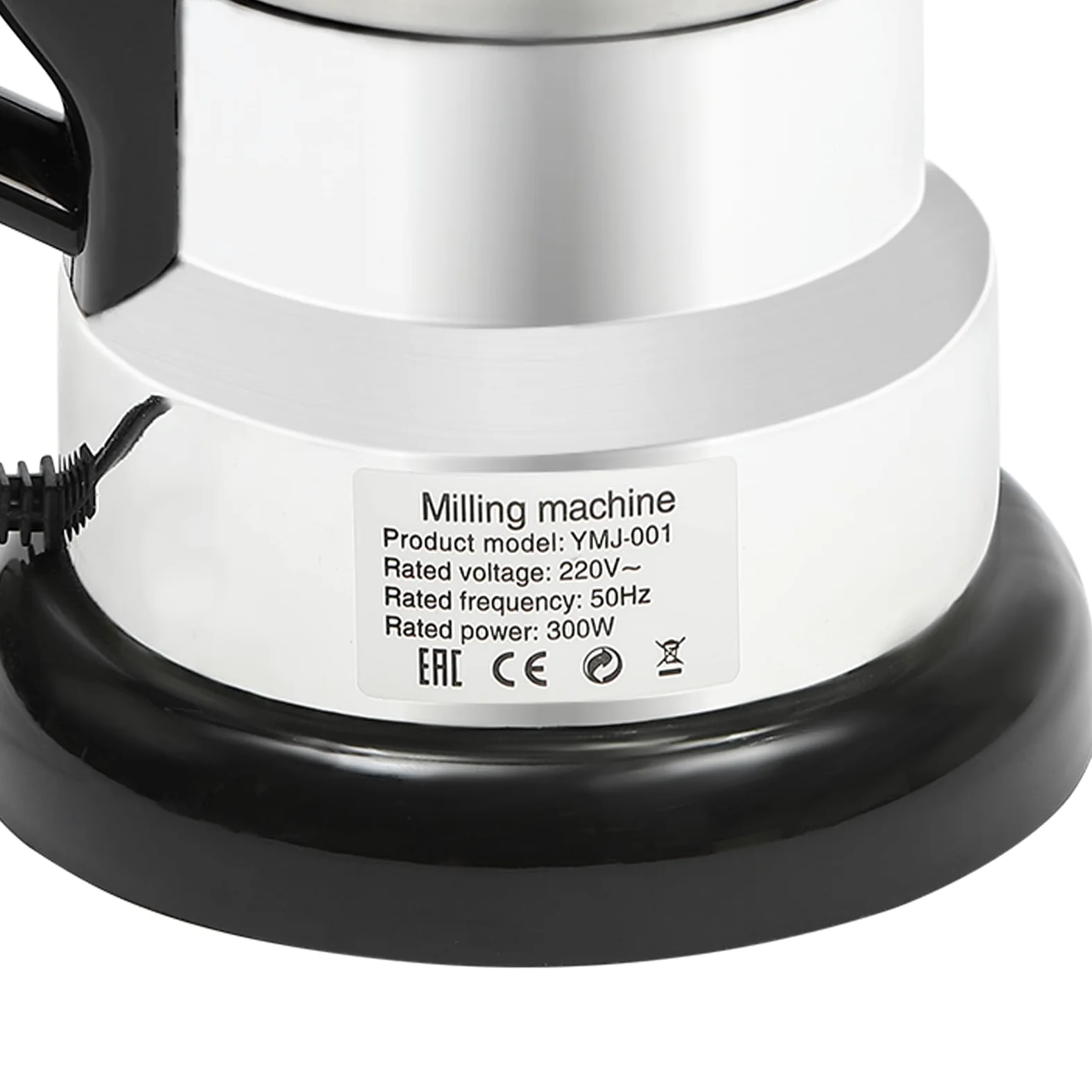 Grano Elettrico Mulino Multifunzionale 300W Alta Velocità Macinaspezie Macinacaffè Ultra Fine 500ml Capacità Acciaio Inox Polvere Macchina Coperchio Trasparente Per Materiali Secchi