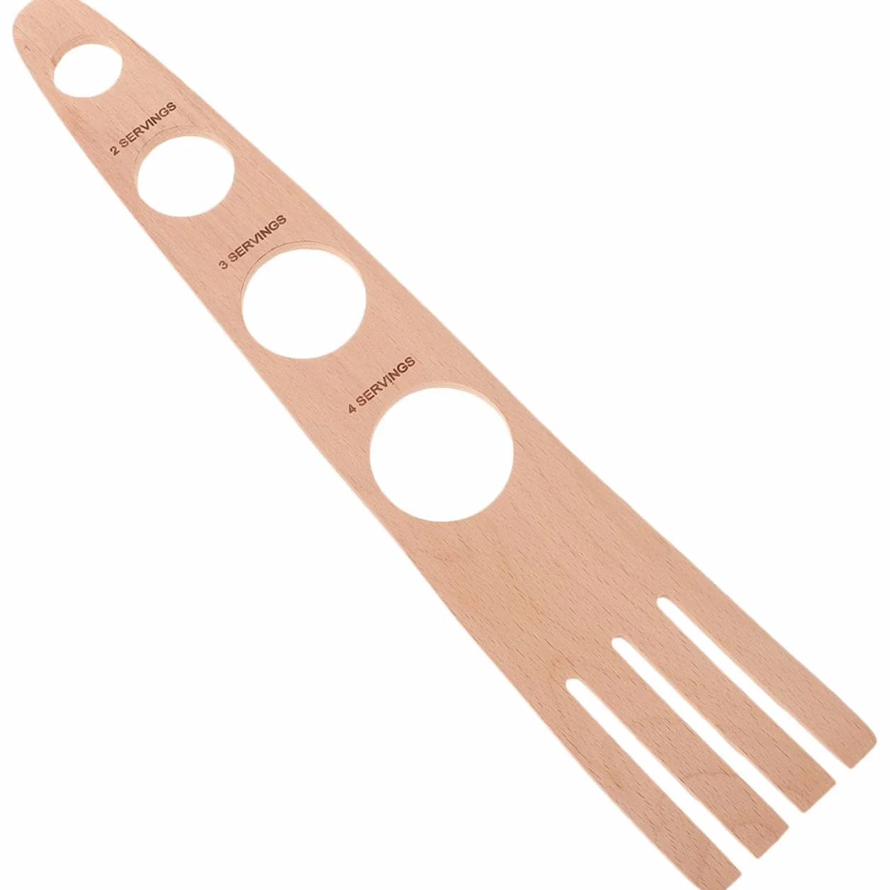 Ciieeo Misuratore Dose Spaghetti in Legno Con 4 Fori Per Porzioni Da 4 Persone Strumento Compatto Per Cucina Domestica E Chef Controllo Preciso Delle Porzioni Di Pasta