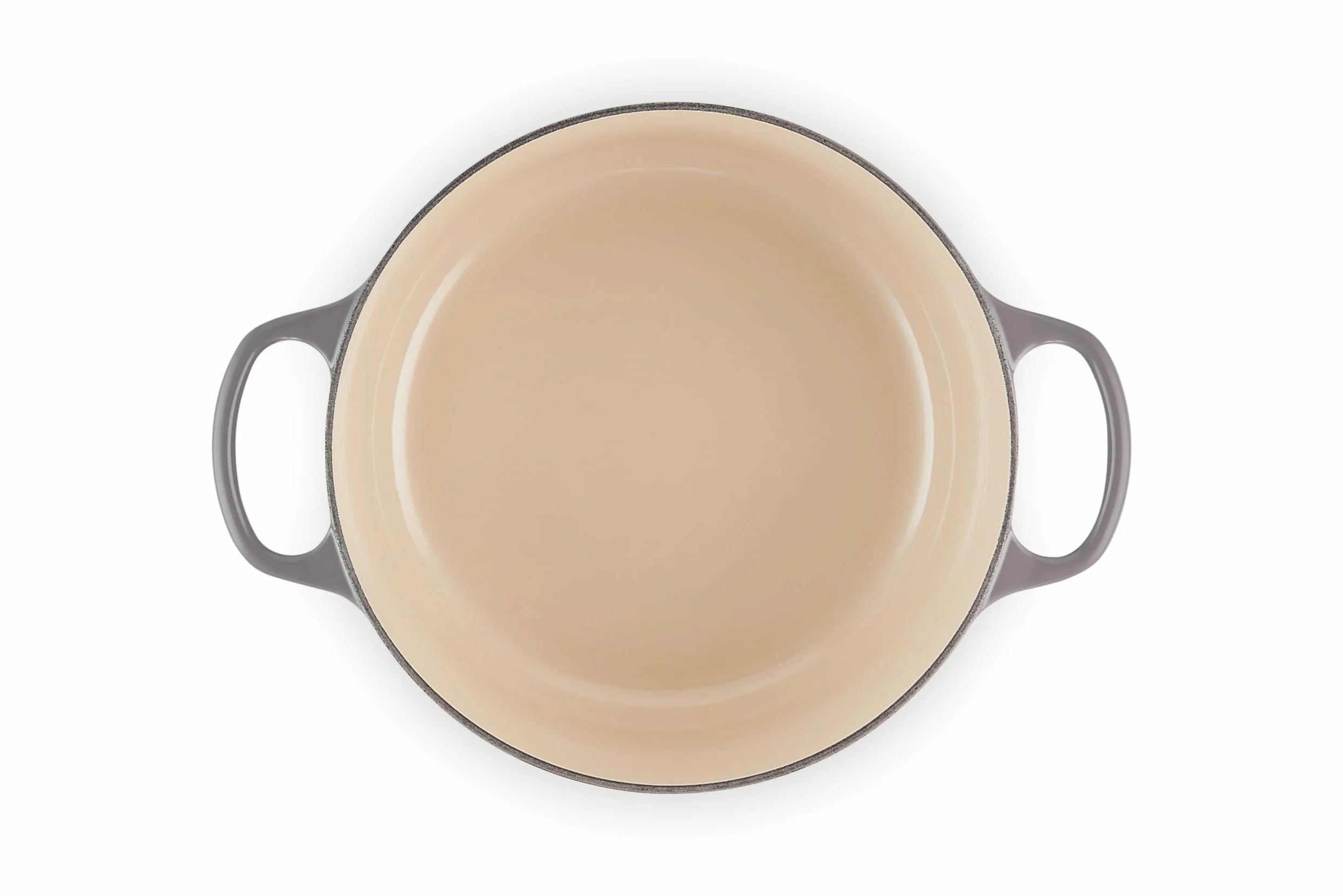 Le Creuset Evolution Casseruola in Ghisa con Coperchio, Diametro 26 cm, Rotonda, Adatta a Tutte le Fonti di Calore, Inclusivo Induzione, Volume: 5.3 l, 5.135 kg, Grigio (Flint)