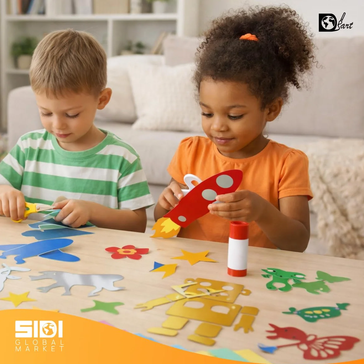 Sidi Cartoncino A4 Pastello 185 g - 125 Fogli per Scuola e Lavoretti Creativi