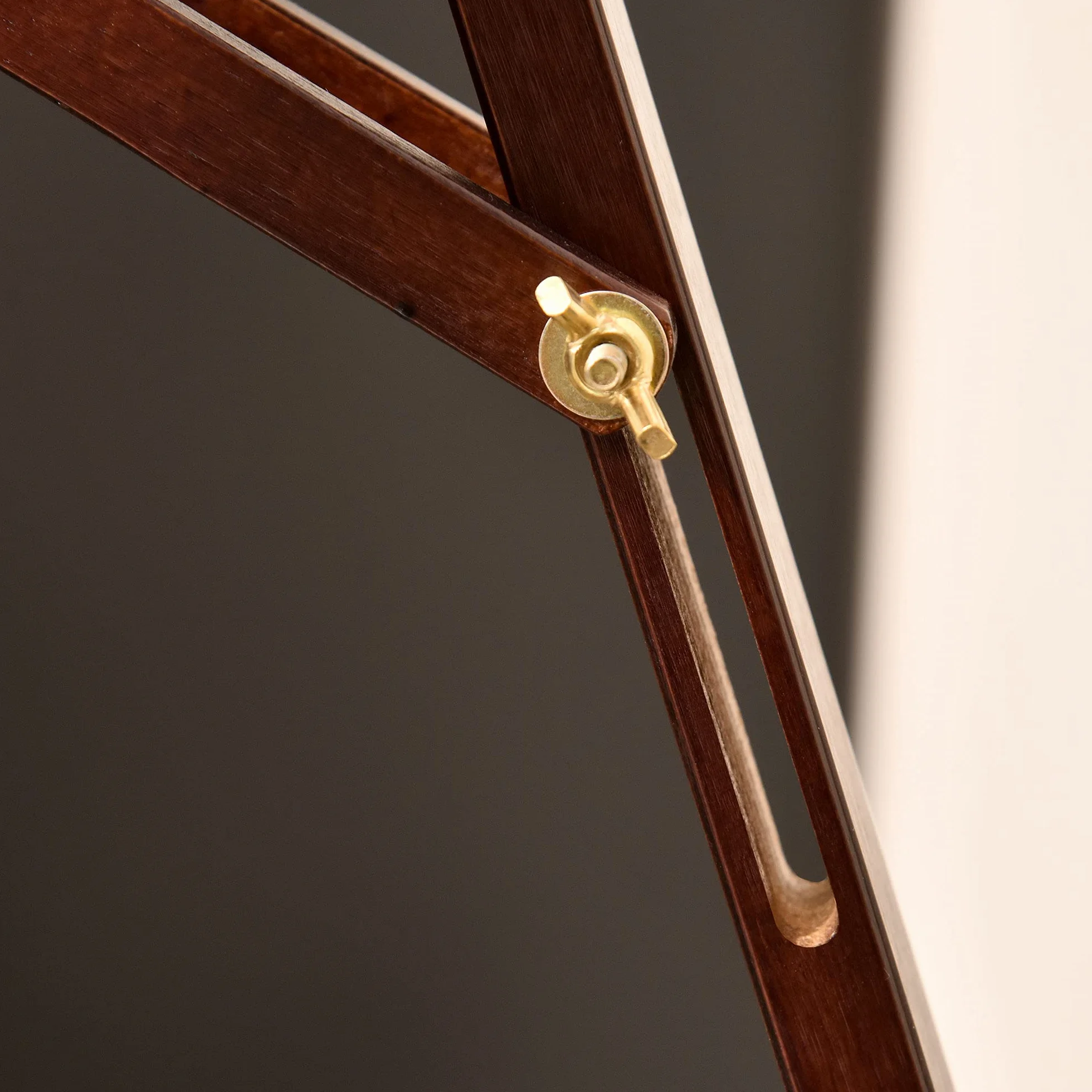 HOMCOM Cavalletto Pittura 135 cm Treppiede Legno Pino Regolabile Portatile Pieghevole per Tela Artisti