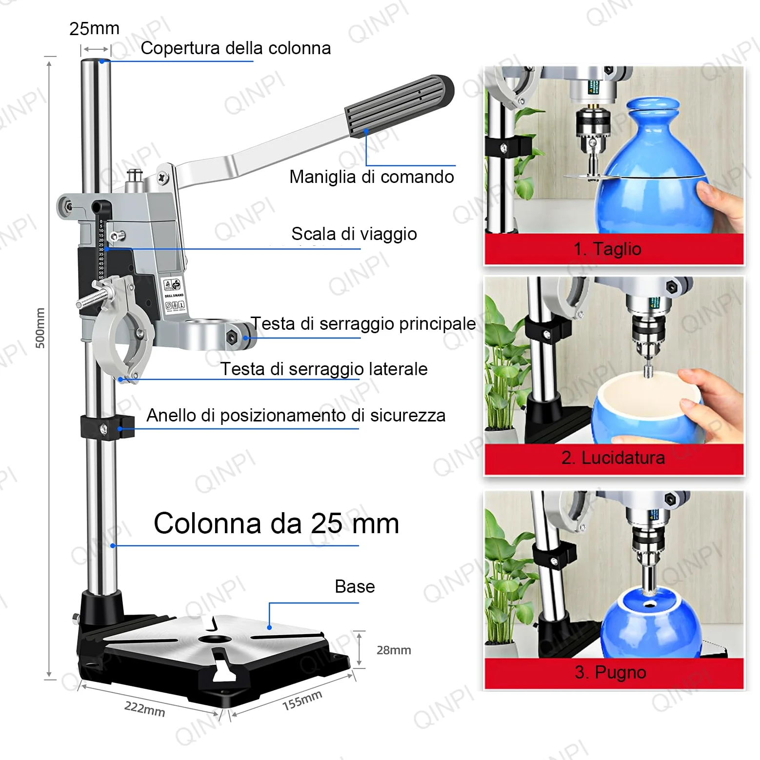 Taglia Bottiglie Rotonde di Vetro, 36 pezzi Taglia Bottiglie Vetro Professionale, Macchina fai da te per Tagliare Birra, Whisky, Alcol, Champagne, Vino, Fare vasi, luci ambientali, 5000-8000r/min
