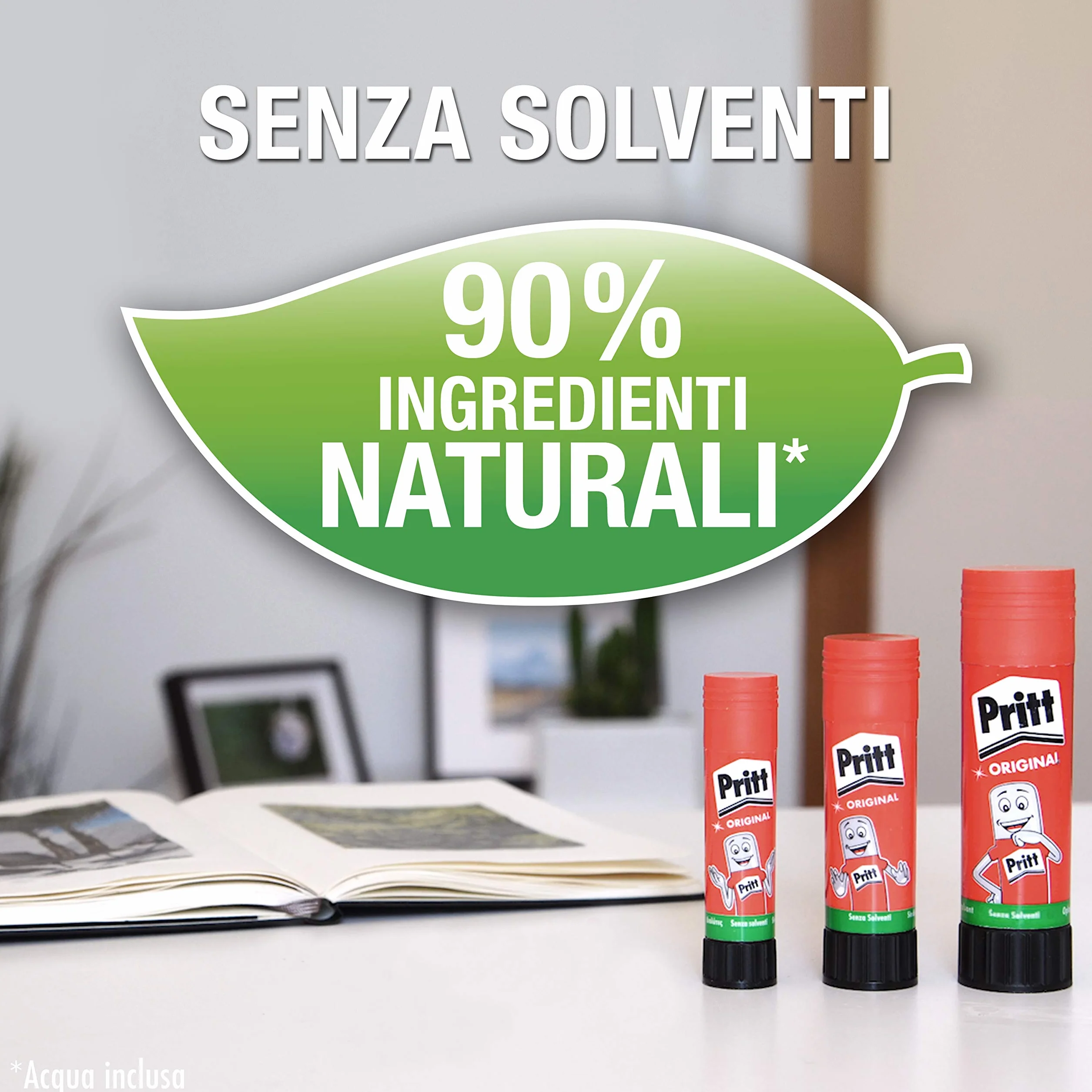Pritt Stick 22g, Colla per bambini sicura e affidabile, Colla Pritt per lavoretti e fai da te, con una tenuta forte per uso scuola e ufficio, 1 stick x 22g