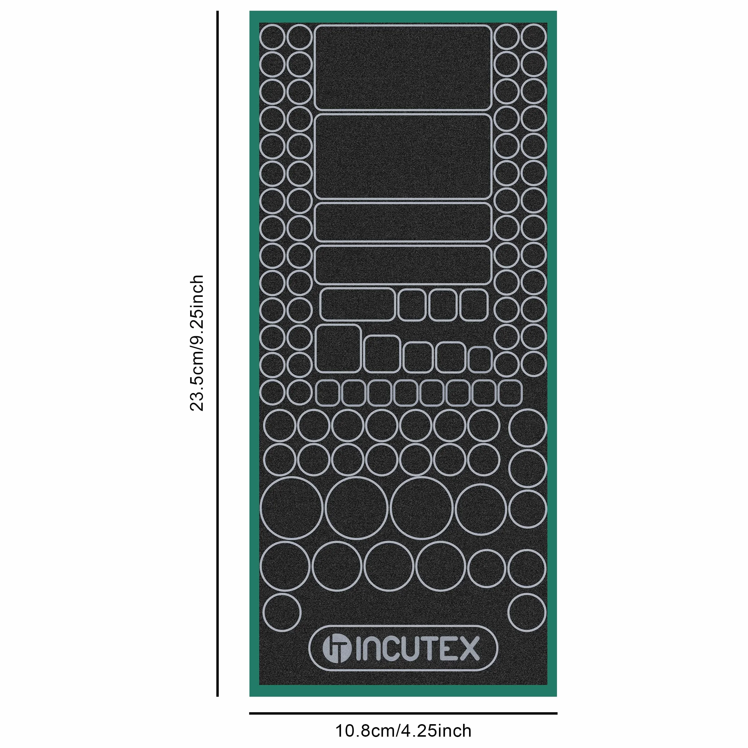 Incutex 104x adesivi per coprire le luci LED per router, dispositivi elettronici, elettrodomestici casalinghi offusca casalinghi, Offusca e blocca il 80% della luce.