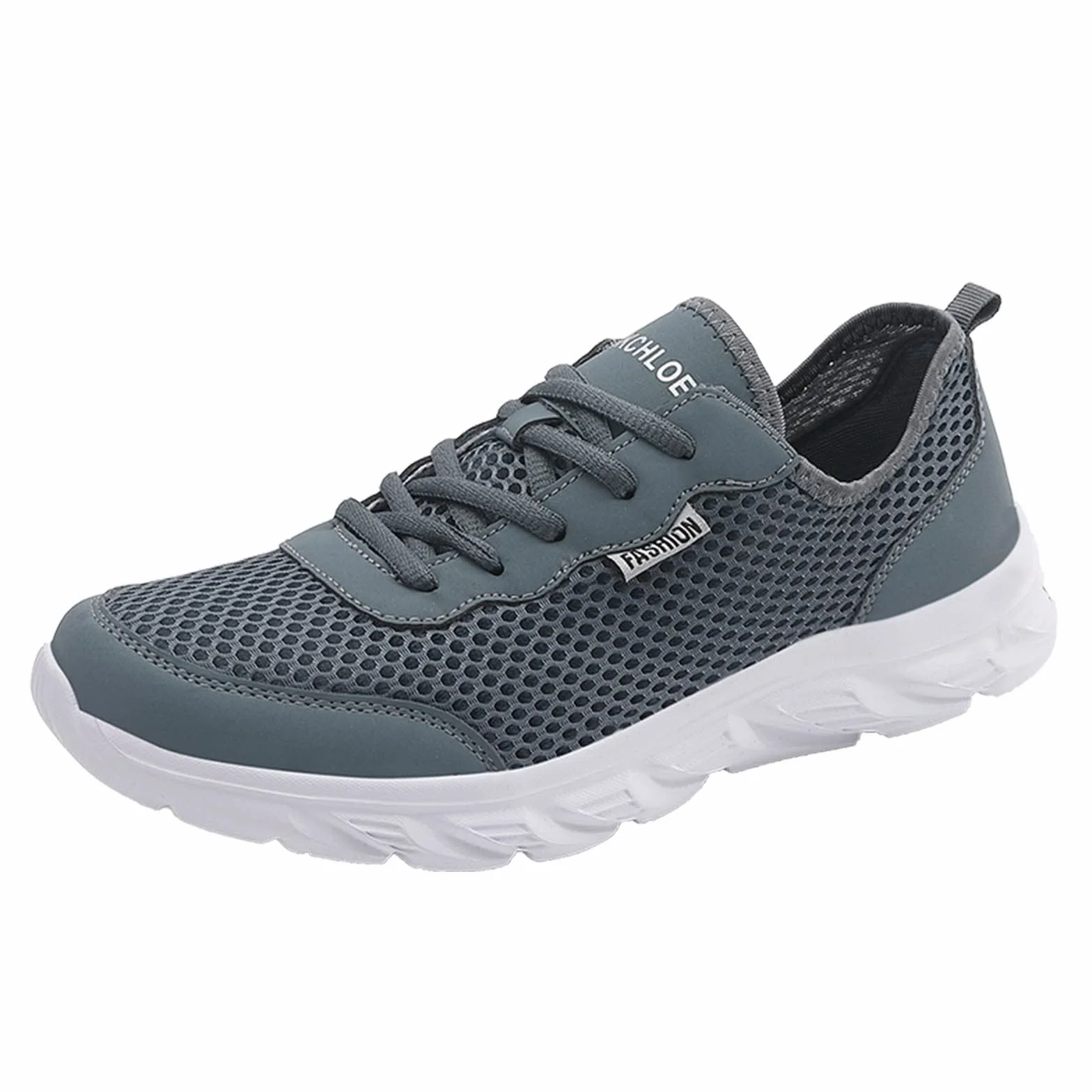 Scarpe da badminton, da uomo, 42, scarpe da ginnastica estive, leggere, traspiranti, per il tempo libero, in rete, con lacci, casual, da uomo, I-5923