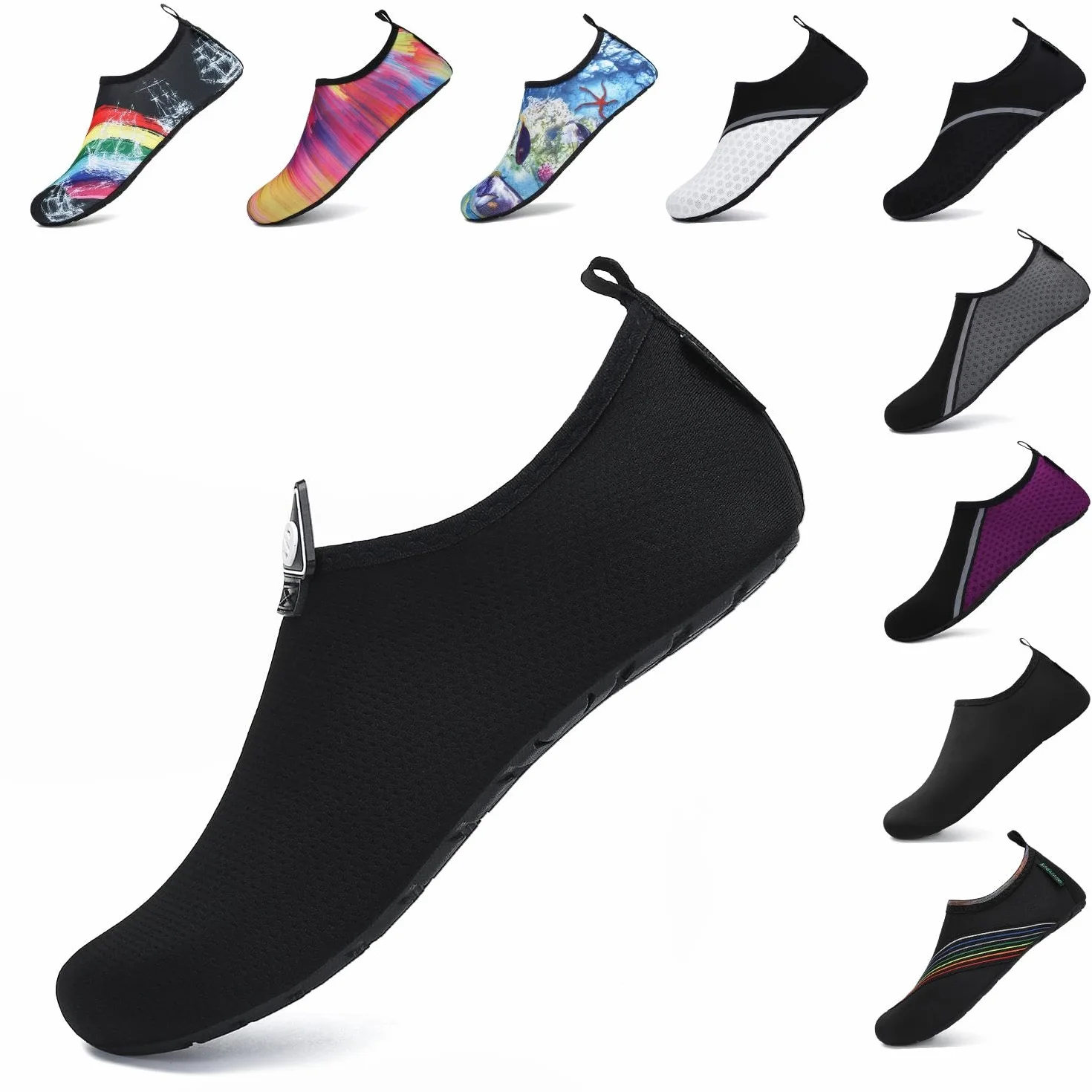SAGUARO Scarpe da Immersione Uomo Donna Scarpe da Acqua Sport Traspirante Antiscivolo Leggere