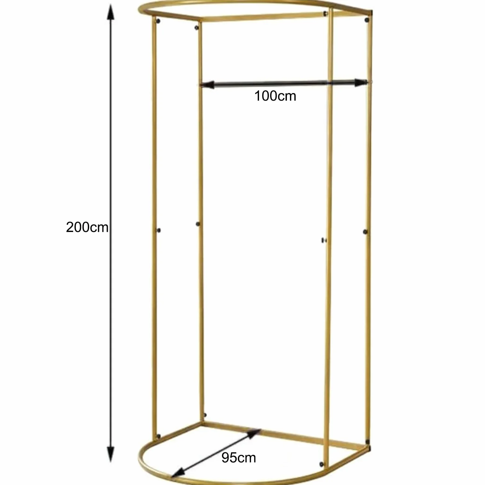 Spogliatoio per Negozio, Indipendente Temporaneo Portatile Semplice Spogliatoio per Negozio di Abbigliamento, Centro Commerciale e Ufficio, Protezione della Privacy, 200x100x95 cm(Bianco)