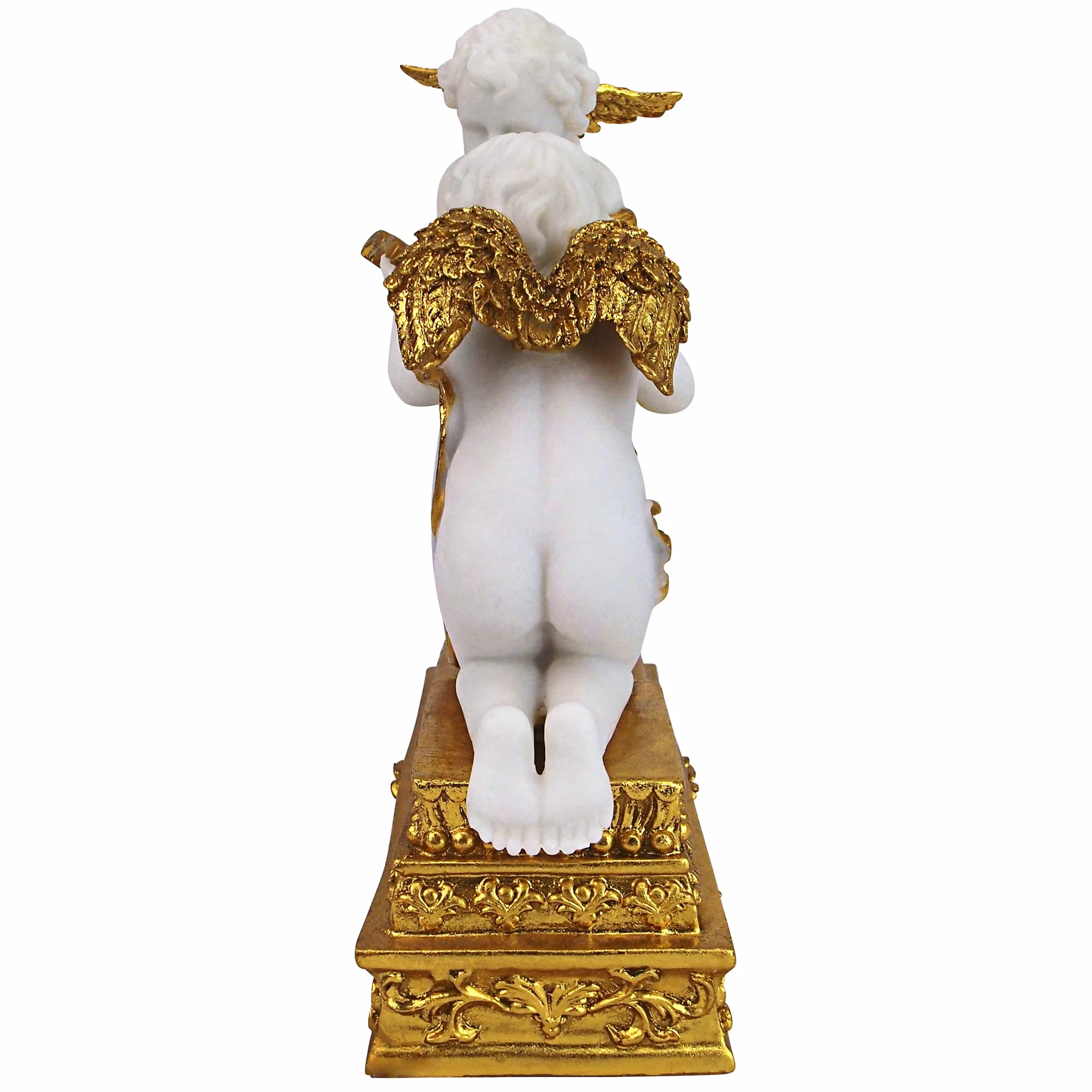 Design Toscano KY72570 Orologio Cherubini di Château Carbonne, Avorio