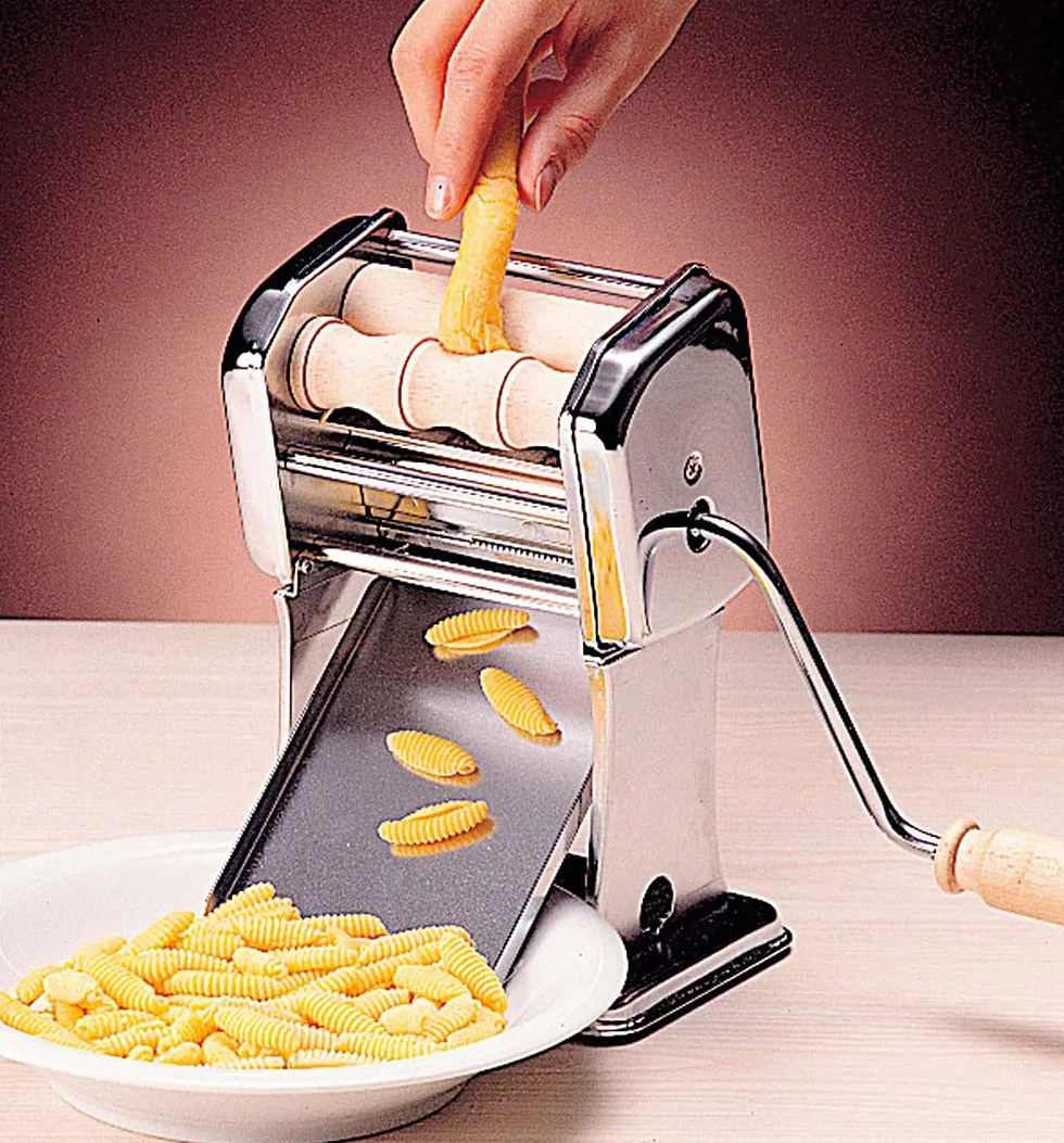 Imperia Millegnocchi Accessorio per Pasta Fresca in Acciaio - Crea Cavatelli, Gnocchetti Sardi, Rigatelli