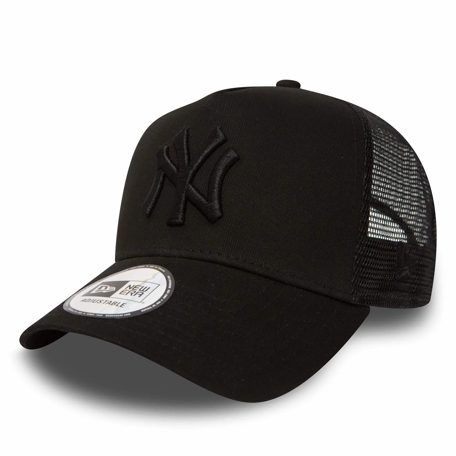 New Era Clean Trucker York Yankees Snapback Cap Black OSFA