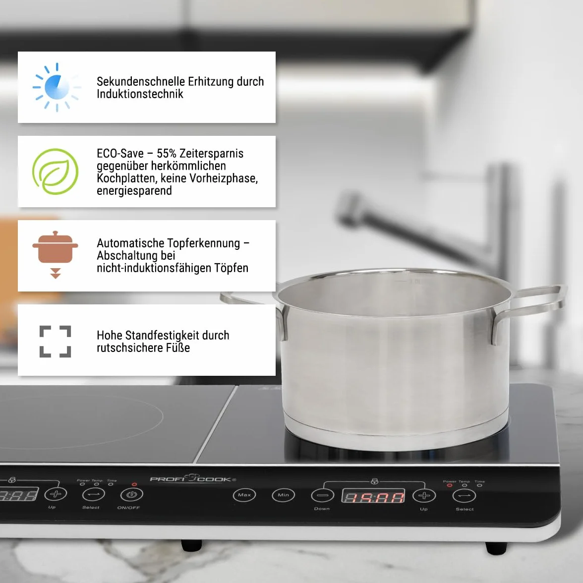 Profi Cook Pc-Dki 1067 Piano Cottura