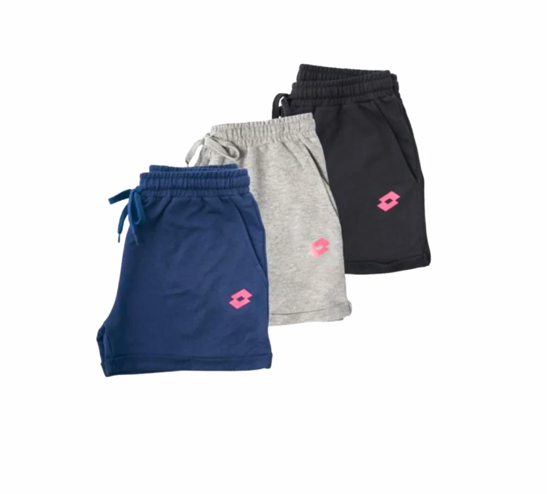 Lotto Bermuda Donna Estivo in Cotone Short Pantaloncino Sport Tempo Libero