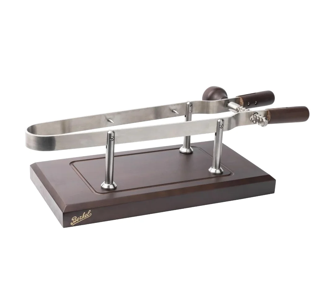 Berkel Morsa per prosciutto Italiano con Base in Legno Scuro