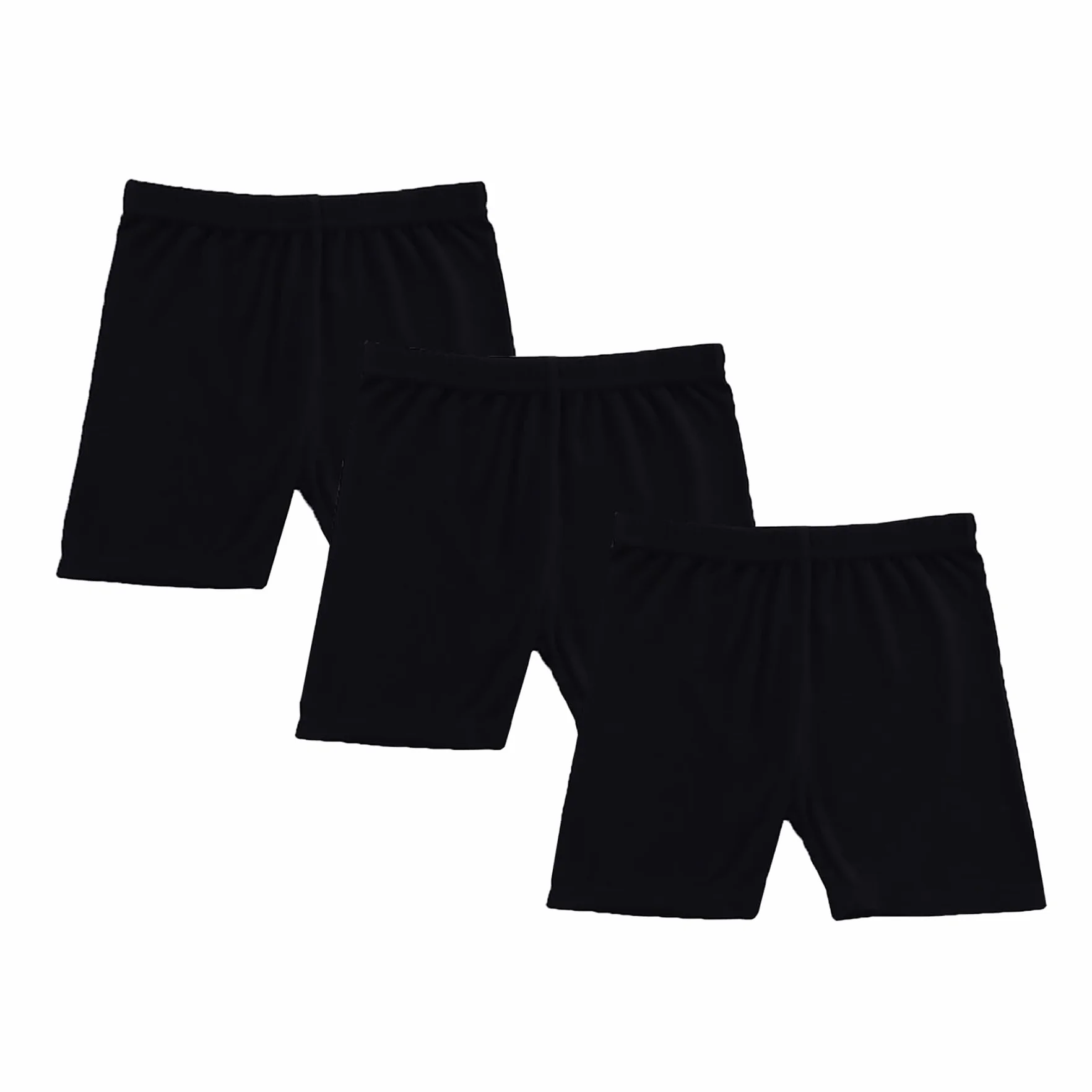 Pantaloncini da ciclismo per ragazze 3 pezzi leggings estivi yoga corsa elastici 7-12 anni
