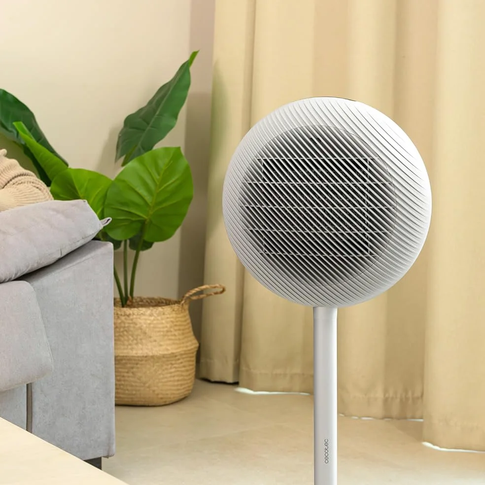 Cecotec Termoventilatore Ceramico a Colonna con Telecomando ReadyWarm 2100 Sun. 2000W, 2 Potenze, Basso Consumo, Display LED, Controllo Tattile, Termostato Regolabile, Oscillazione Automatica
