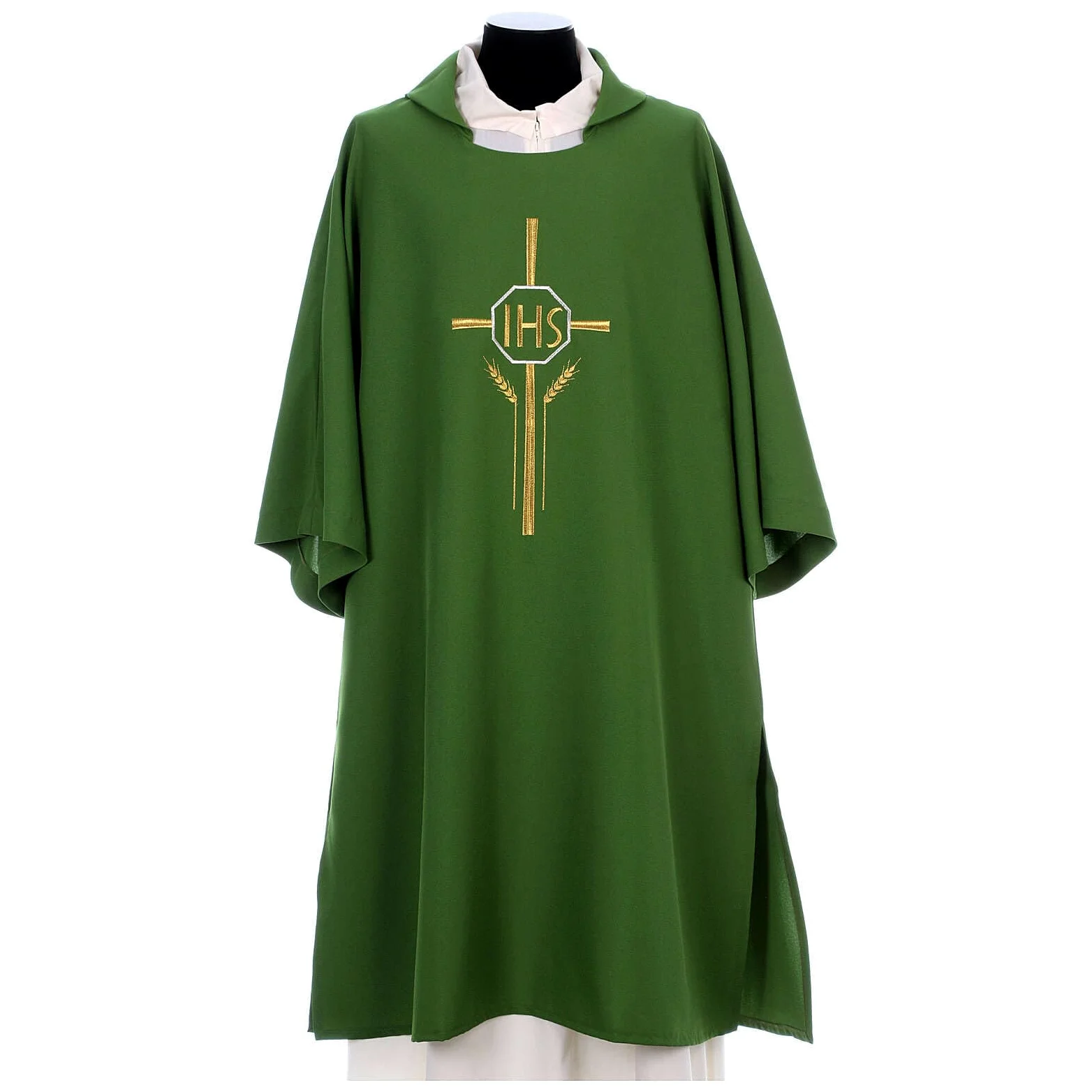 Holyart Dalmatica 100% poliestere croce spighe IHS
