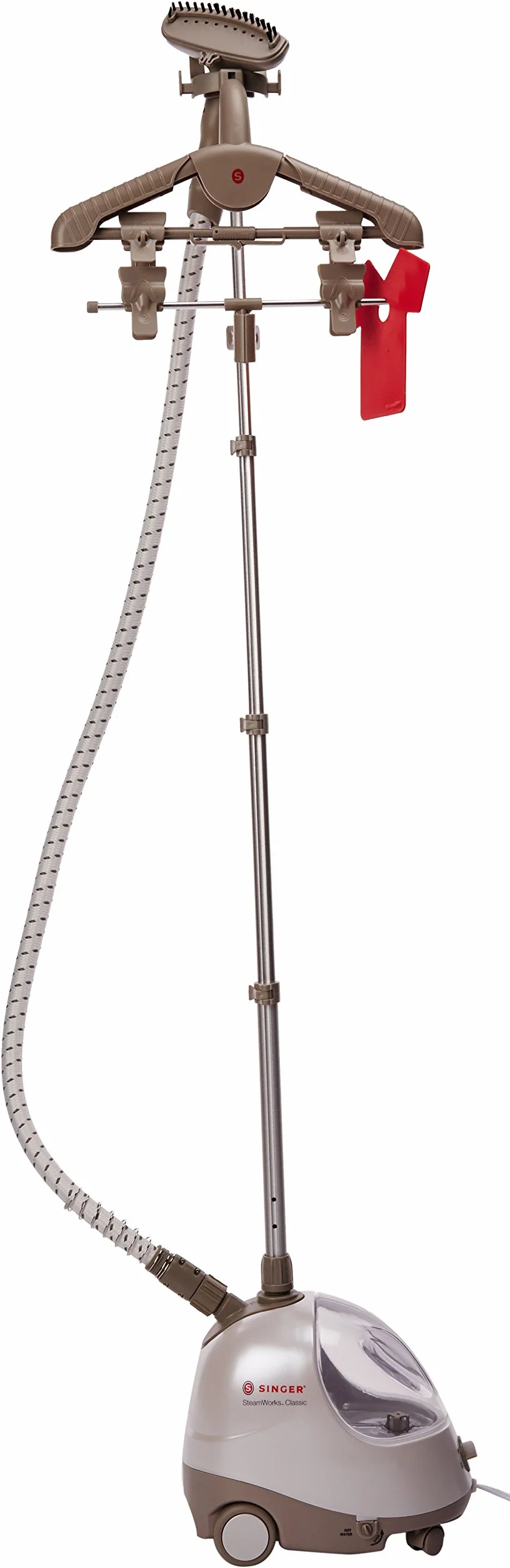 Singer SWP Stiratrice a vapore verticale professionale Caldaia 2,5L Bianco