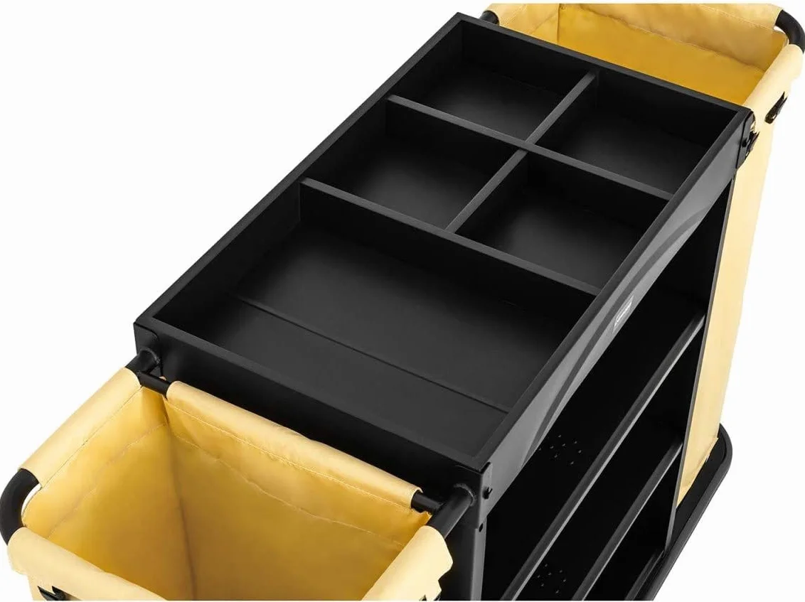Carrello Biancheria Hotel Carrello di Servizio ai Piani UNICLEAN 142B (150 kg, 2 Sacchi Biancheria)
