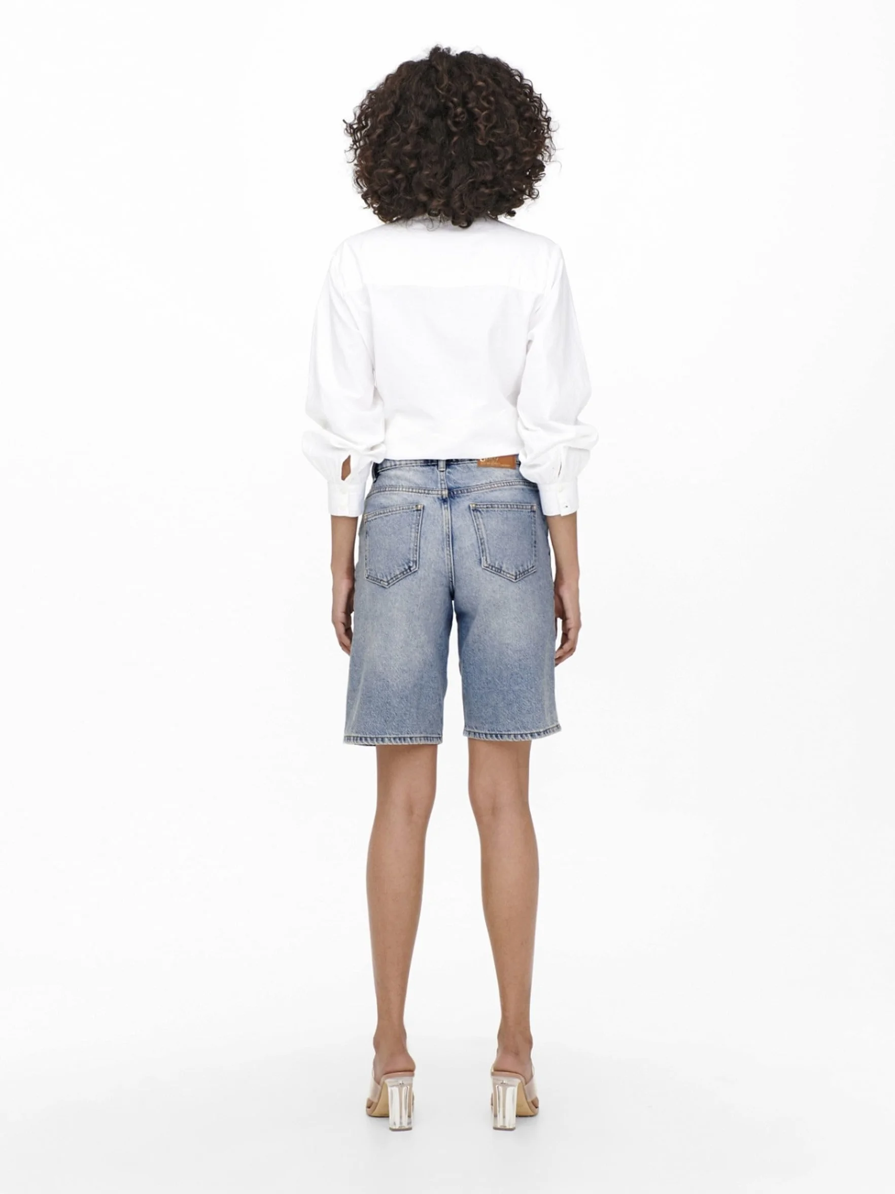 ONLY Shorts in Denim da Donna con Cinque Tasche e Zip