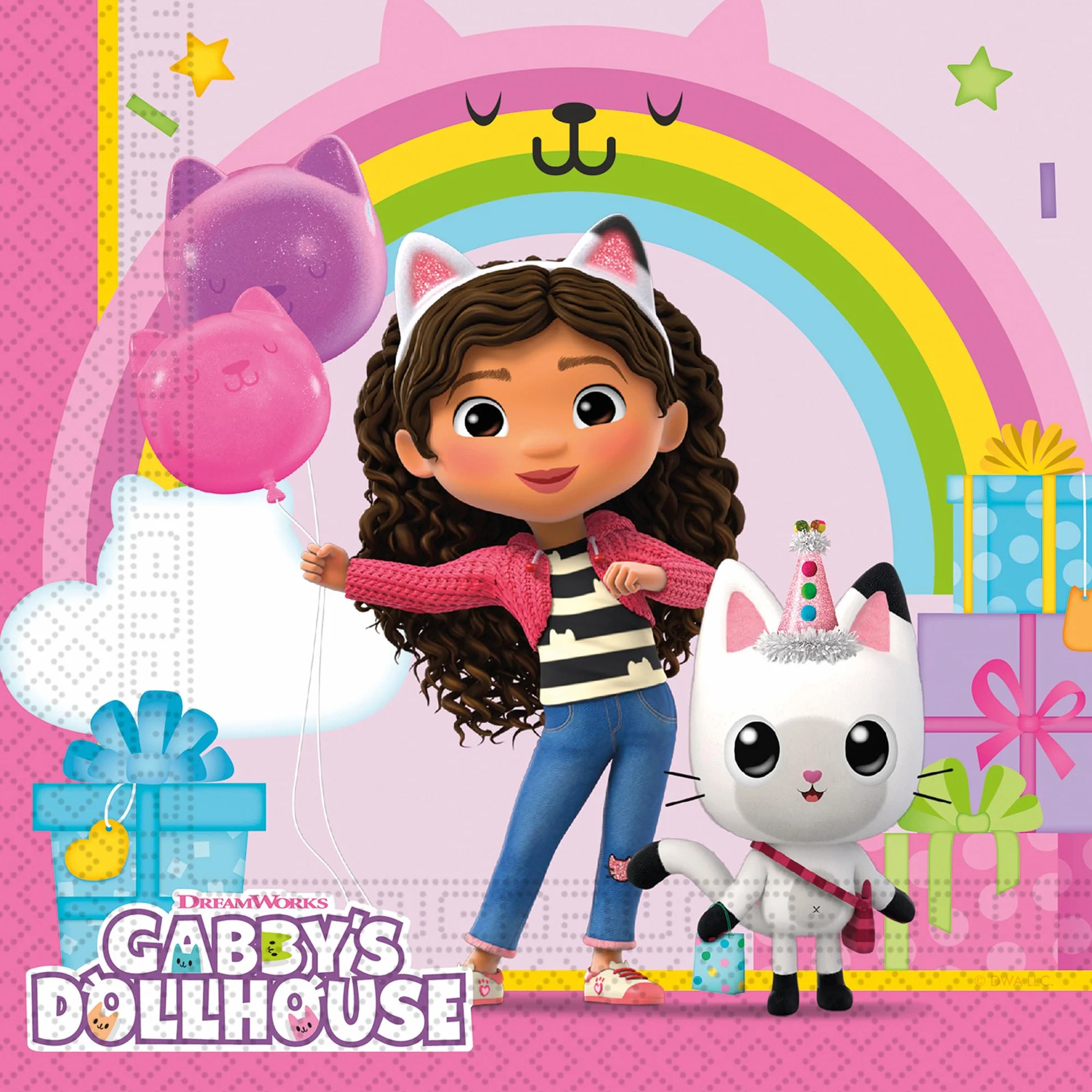 Procos Set da festa S Gabby's Dollhouse 52 pezzi piatti tazze tovaglioli stoviglie usa e getta set da tavola