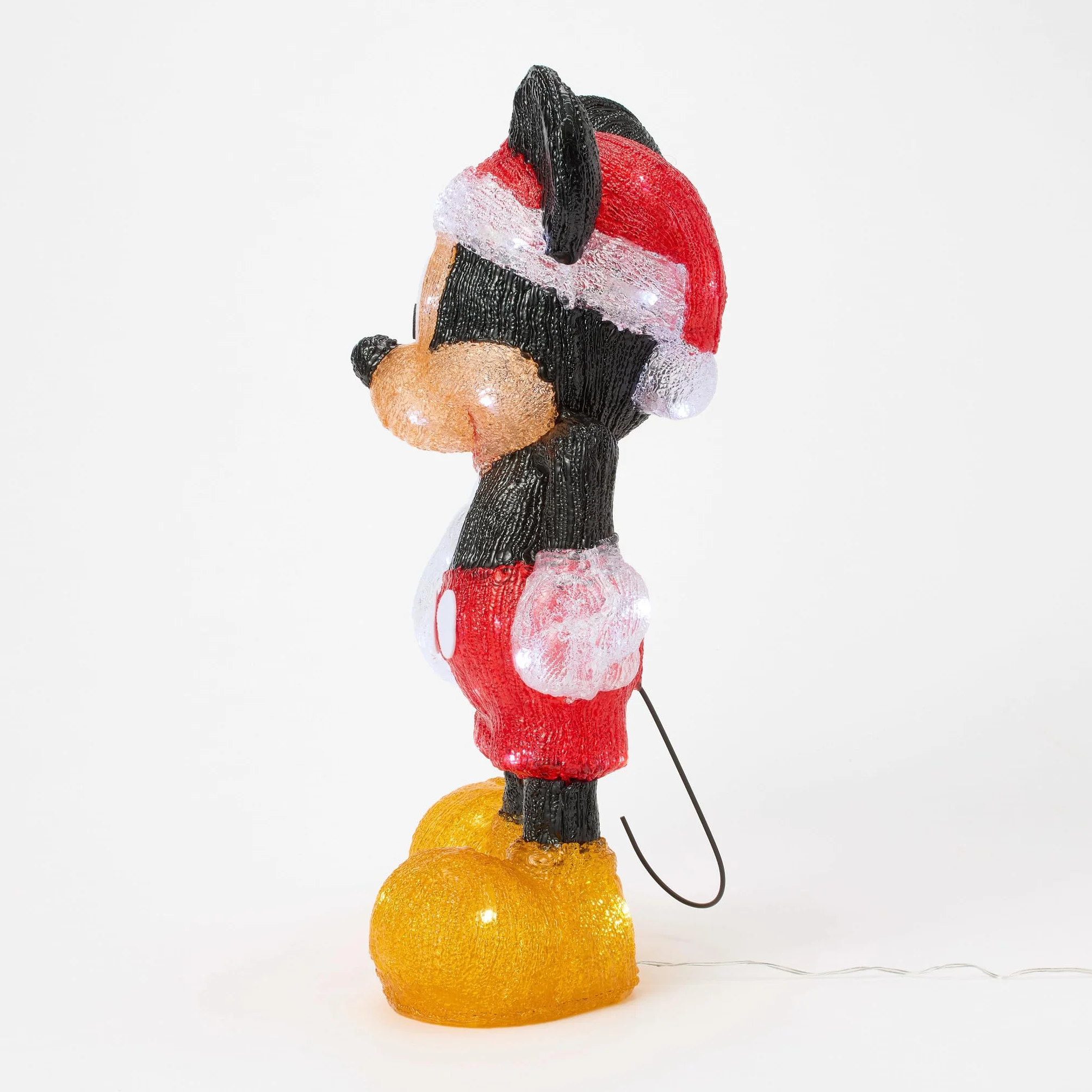 Department 56 Disney Statuetta Babbo Natale Topolino illuminata 52 cm multicolore
