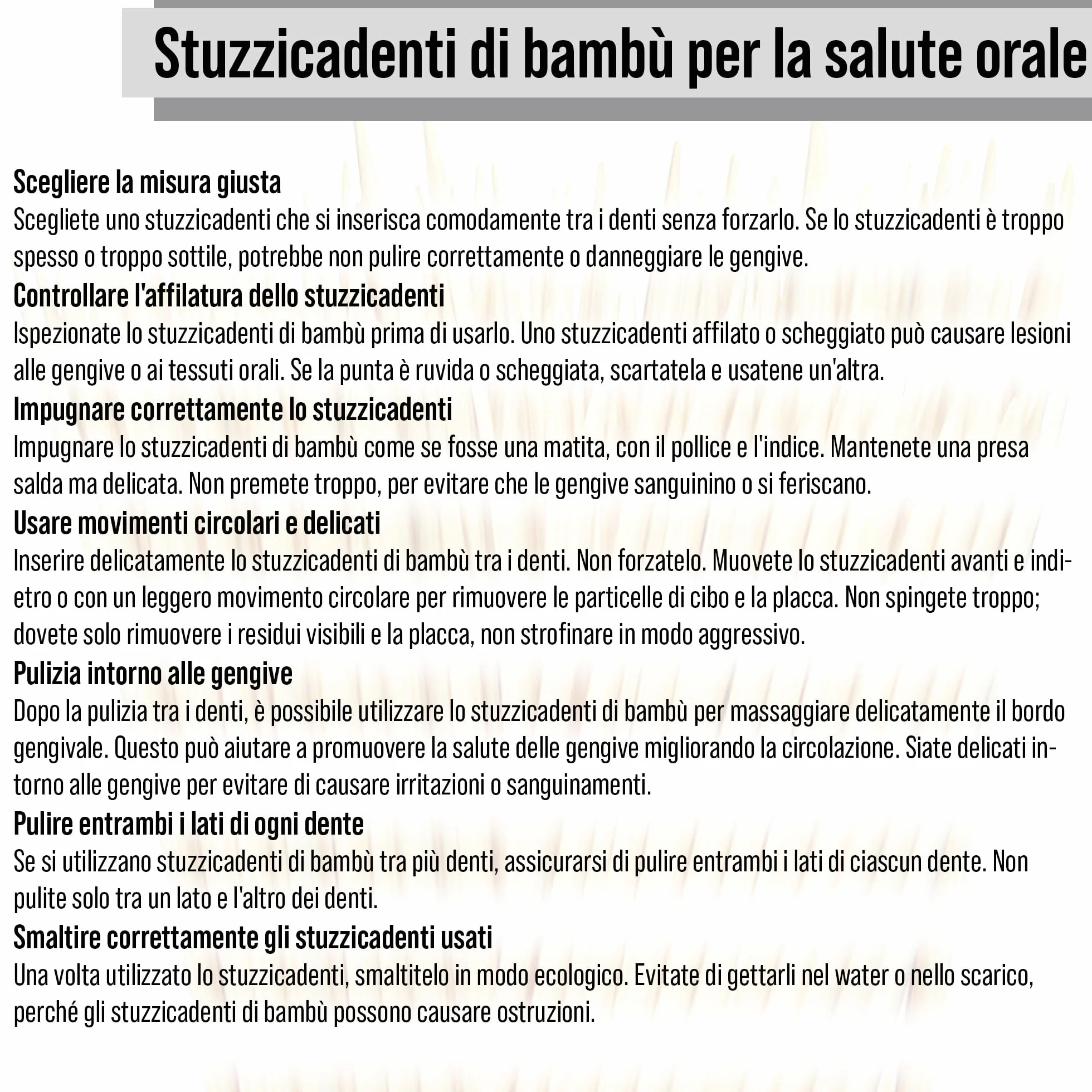 Stuzzicadenti in Bambù 3000 Pezzi - Bastoncini Legno Doppia Punta per Antipasti e Cocktail