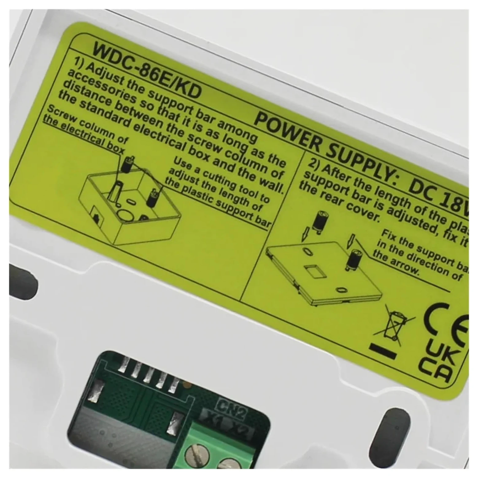 Gruppo Telecomando, Compatibile Con Midea, WDC-86E/KD KJR-86E/BFKD-E Numero Parte 17317100003096 Riparazione Unità Interna