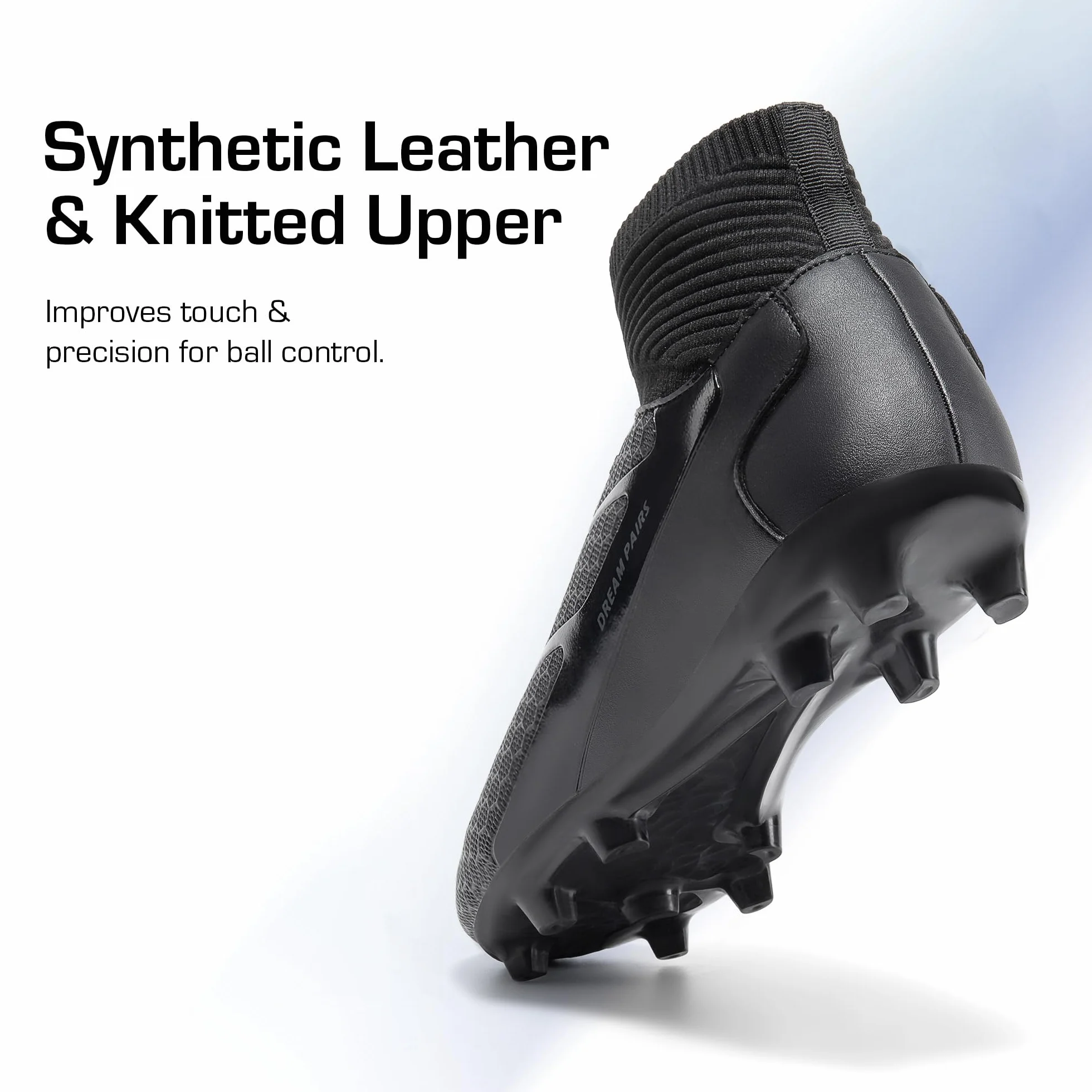 DREAM PAIRS Scarpe da Calcio Professionali Uomo Tacchetti Spikes