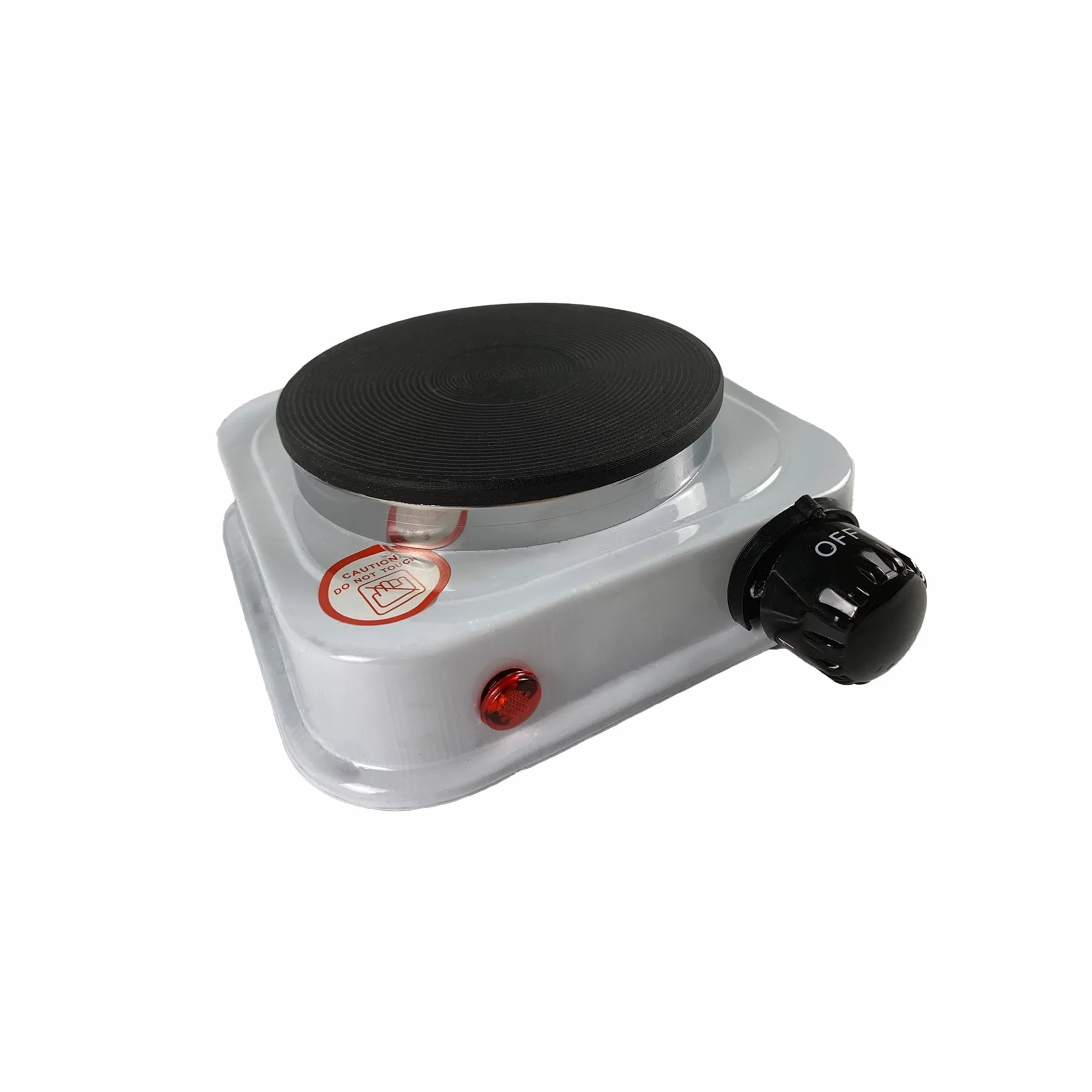 Mini Fornello Elettrico 500W Regolabile Piastra Ghisa Viaggio Campeggio 108 mm