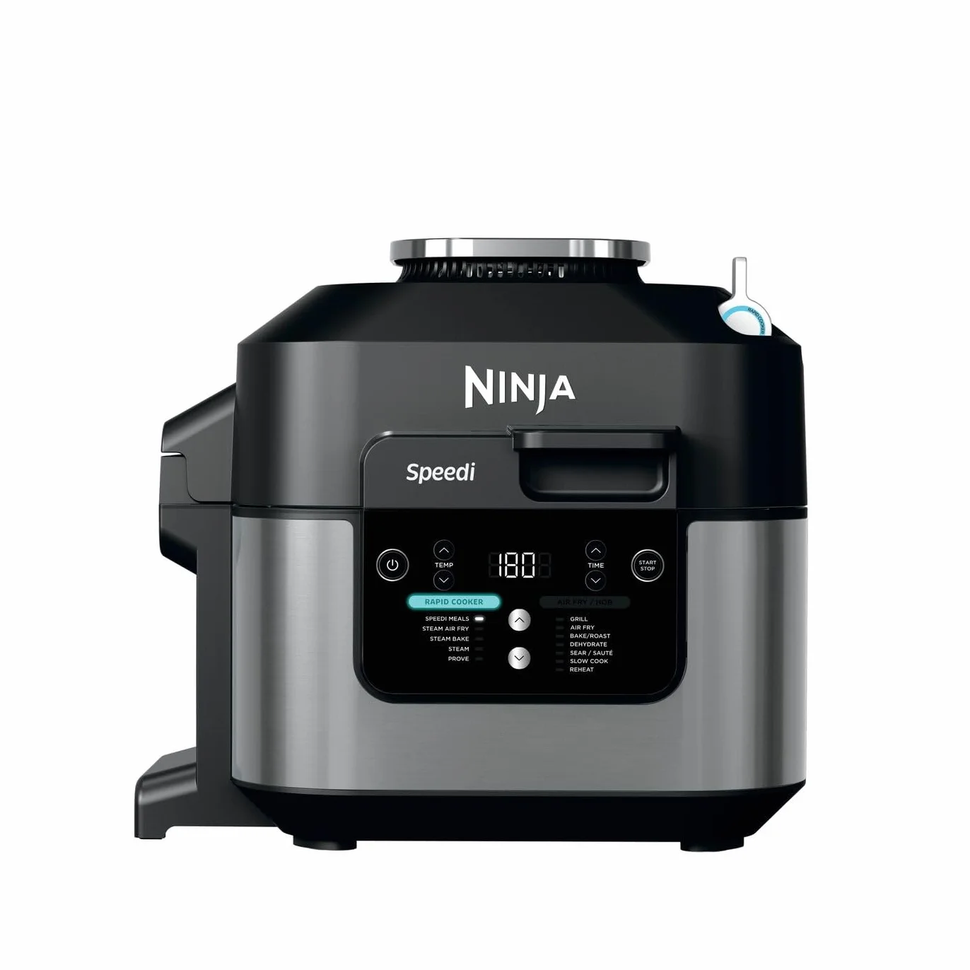 Ninja Speedi Pentola Elettrica Rapida 10 in 1 Friggitrice ad Aria 5,7L Nero ON500EU