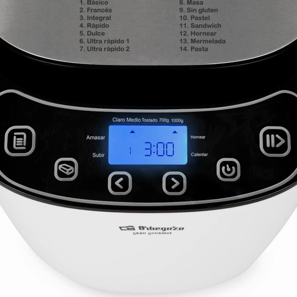 Orbegozo Mhp 3500 Breadmaker One Size