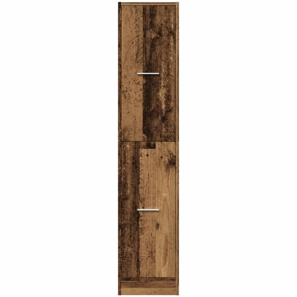 vidaXL Armadietto da Farmacia Legno Vecchio 30x41x144,5 cm Truciolato, Mobile da Farmacia, Arredamento da Farmacia, Mobile con cassetti da Farmacia