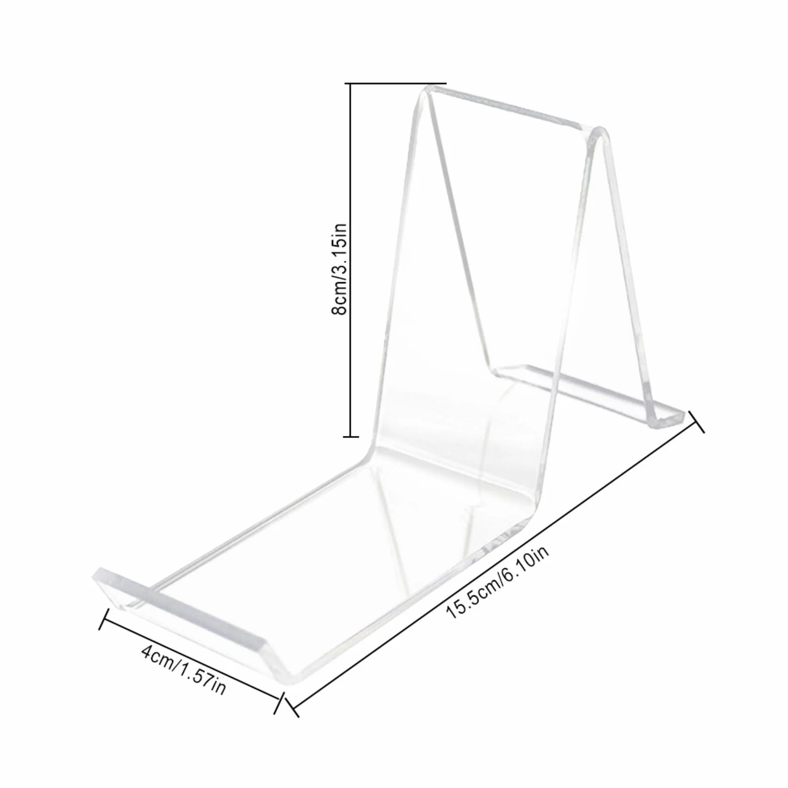Base per vetrina per Footwear - Supporto per scarpe trasparente resistente, supporto per mensola per scarpe acriliche | Supporto per rack per presentazioni scarpe, piedistallo portaoggetti per scarpe