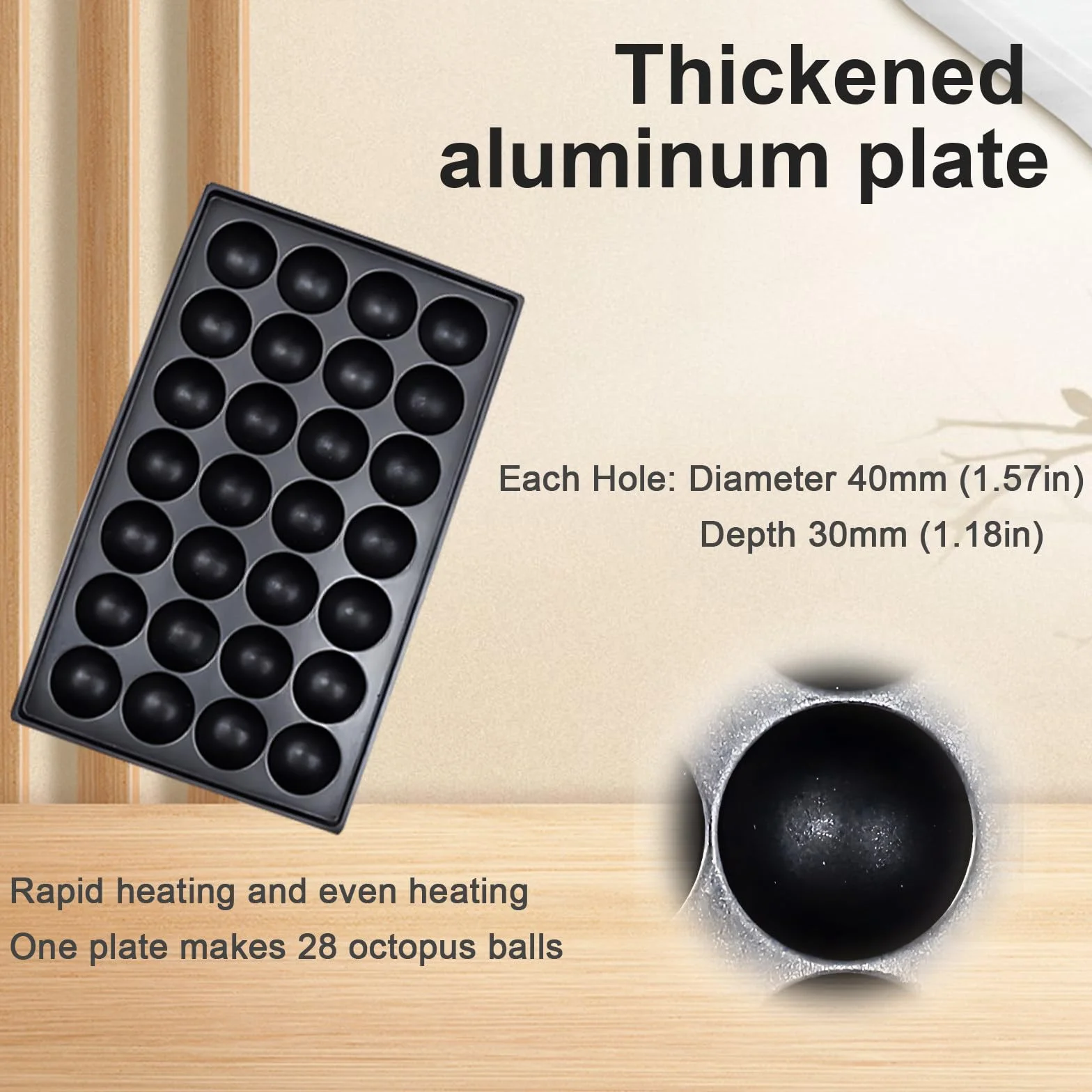 SHAHRYAR Macchina per Takoyaki Professionale 28 Fori Acciaio Inox